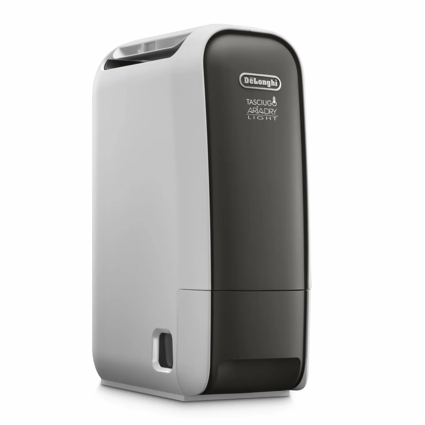 De’Longhi Tasciugo AriaDry Light - Deshumidificador portátil con tecnología Zeolite e ionizador, Elimina hasta 6 L/día, seca la ropa, anti-moho y silencioso, Función swing y temporizador, Gris (DNS65)