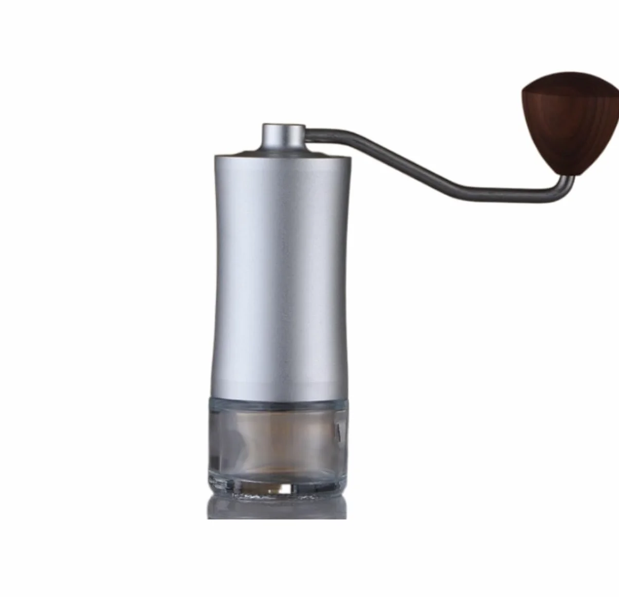 Molinillo Café Oficina Molinillo De Café Manual Con Fresa Cónica Acero Inoxidable, Granos Molido A Mano Ajustable Vintage Moledor de Cafe(Blue,Silver)