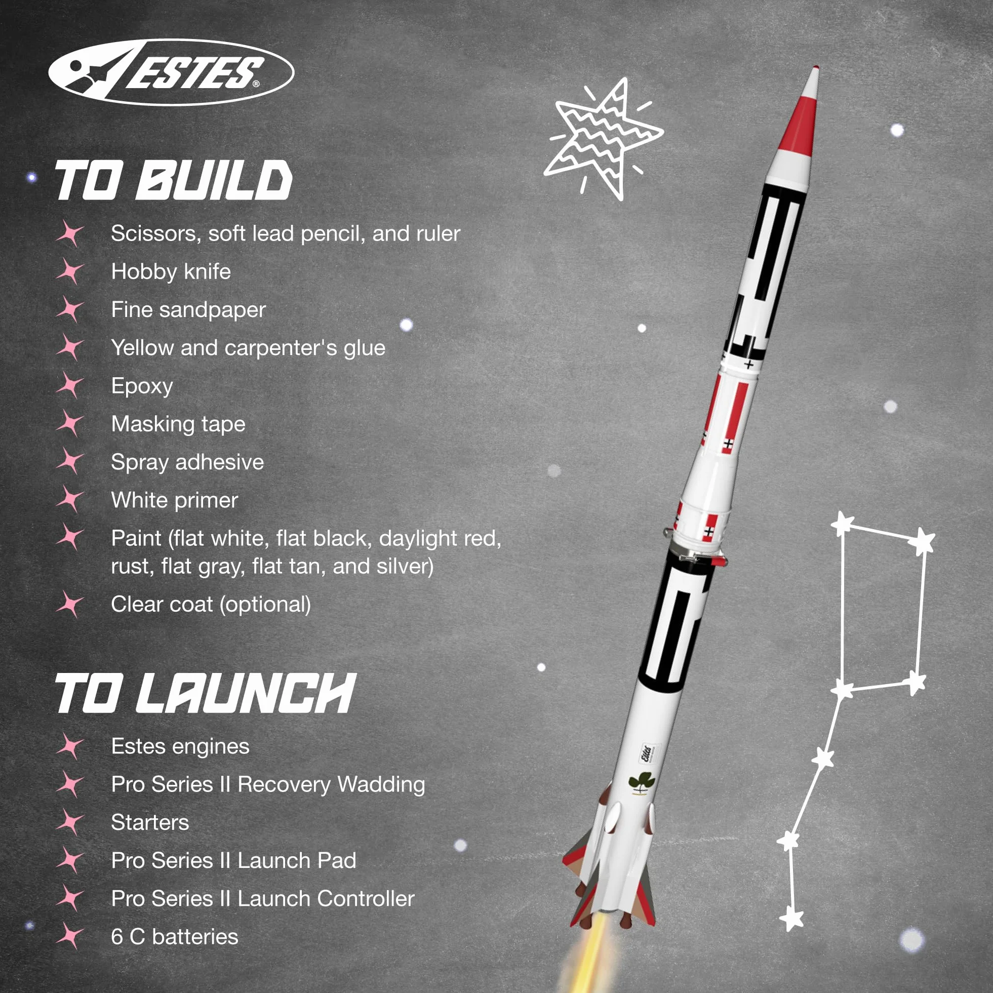 Estes Athena H 009725 - Modelo Rocket de 29 mm