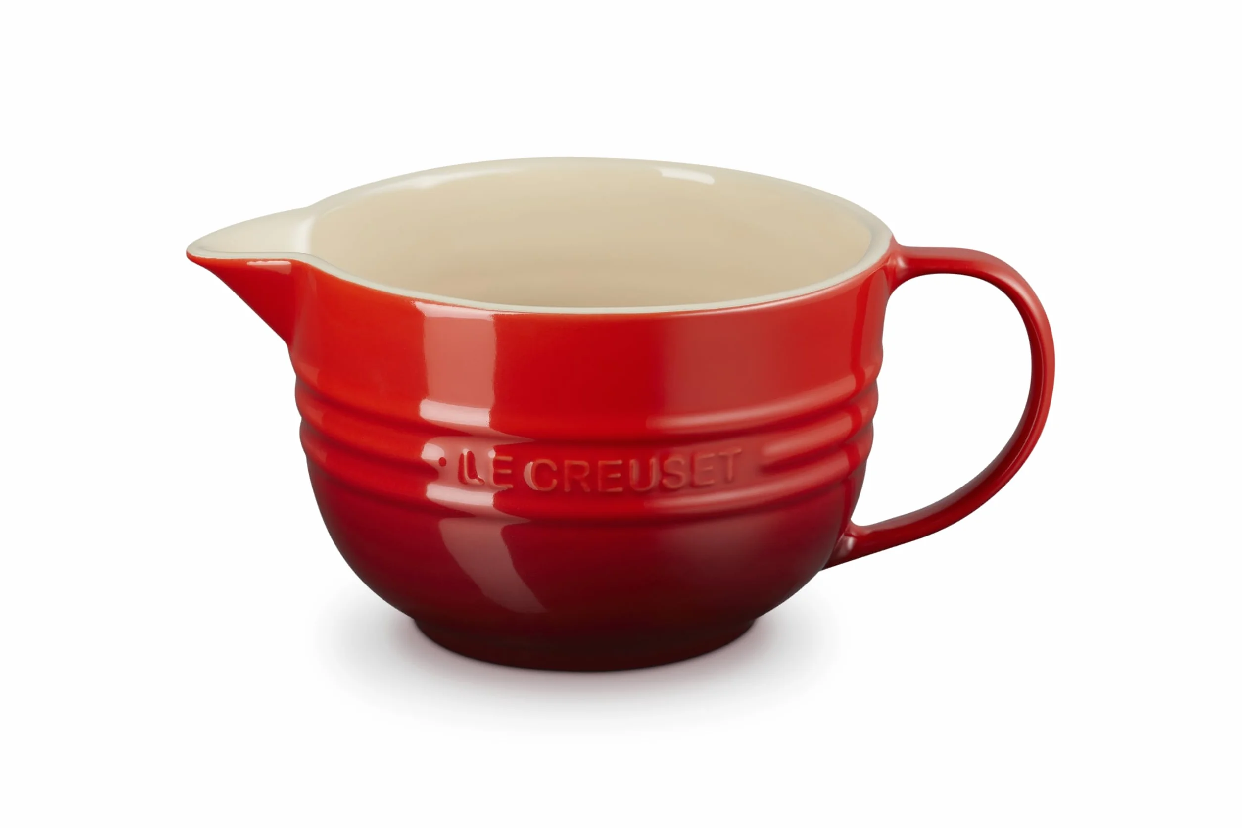 Le Creuset Jarra mezcladora de cerámica, 2 L, color cereza