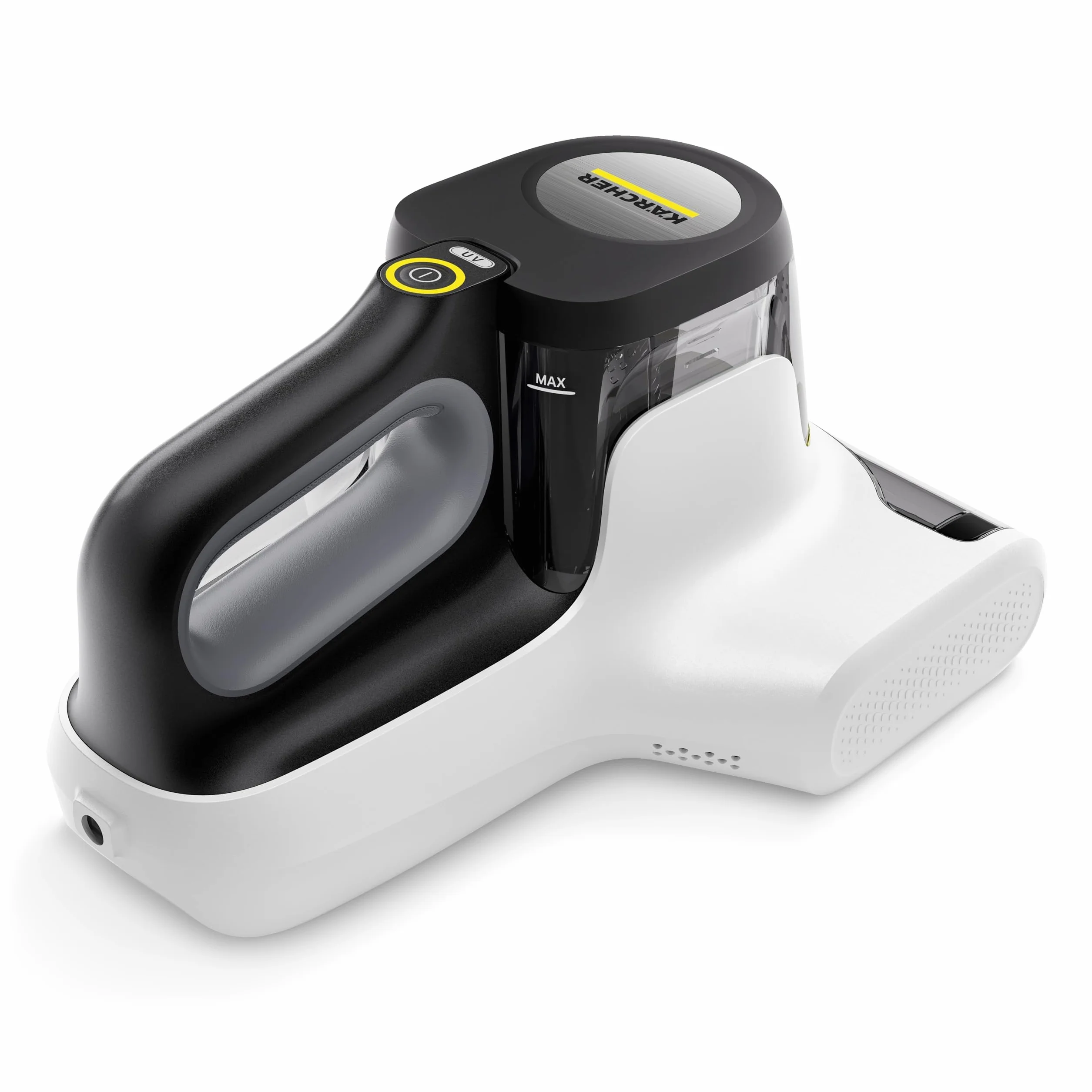 KÄRCHER VCH 4 UV Clean Aspiradora de colchones, Limpieza Profunda higiénica con luz UV-C, Rodillo batidor y función de succión, Potencia: 500 vatios, Peso: 2,1 kg, Elimina ácaros y bacterias