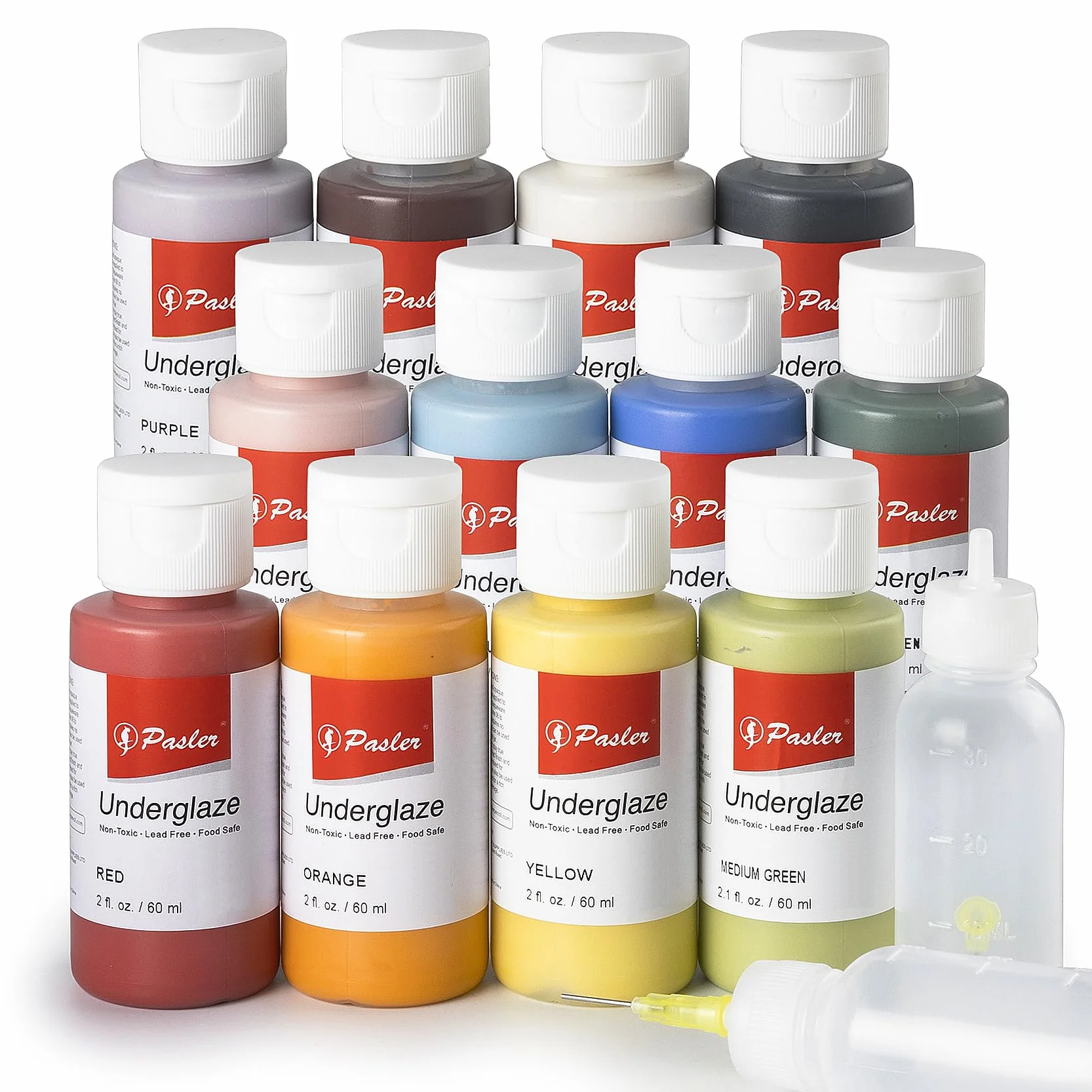 Pasler® Juego de esmalte de uñas - 60 ml, concentrado de esmalte líquido opaco, juego de 12 colores