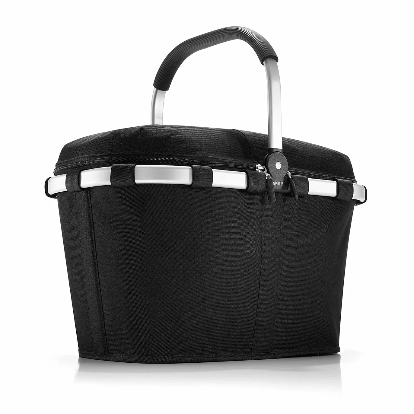 reisenthel carrybag iso - Cesta térmica para irte de picnics e irte de compras, con tapa de cierre, estructura robusta y con un diseño elegante resistente al agua y a los roces, en rojo