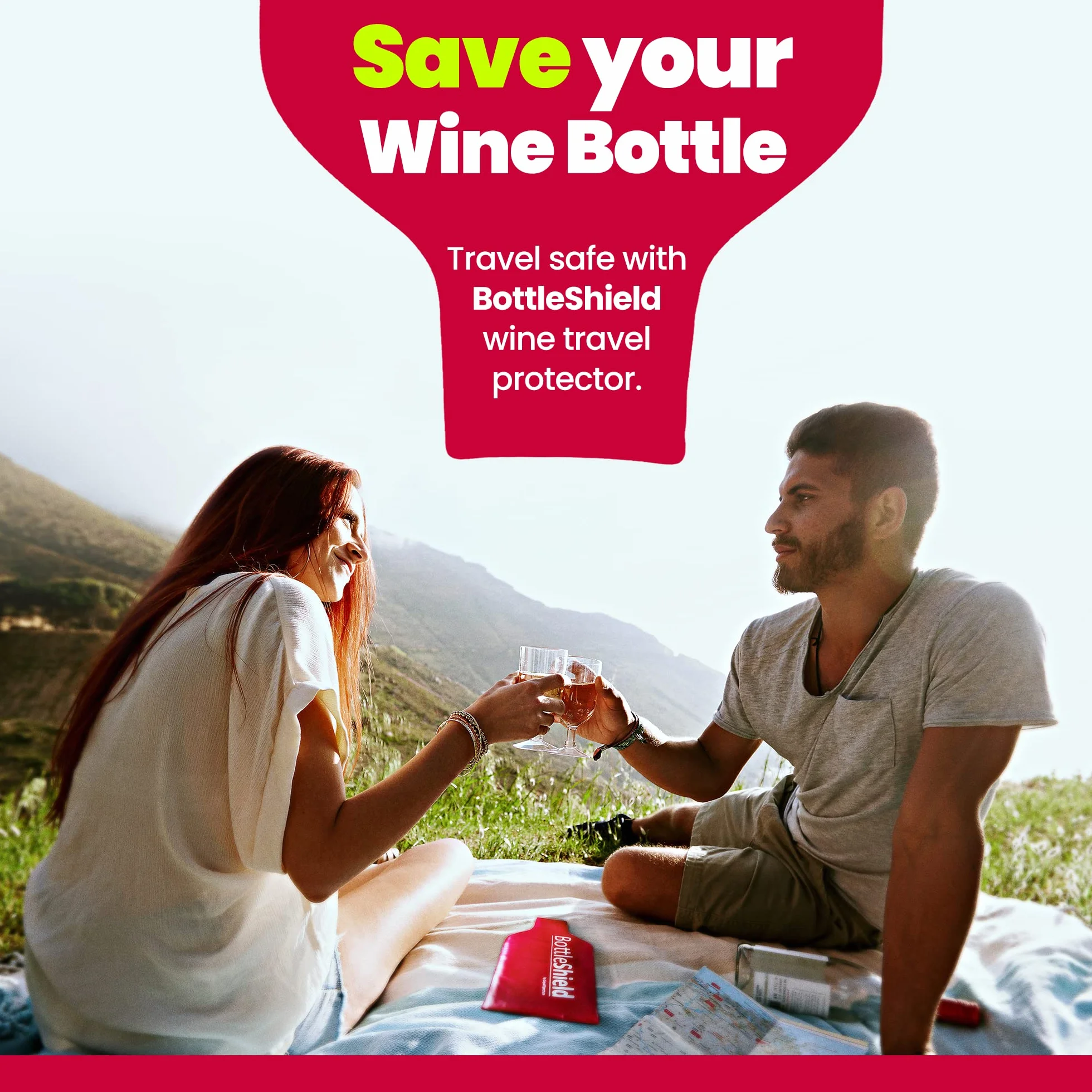 Liquid Spectrum BottleShield - Funda protectora de botella para viajar (juego de 6) reutilizable de doble capa protectora, doble cierre de cremallera con sello a prueba de líquidos, ideal para