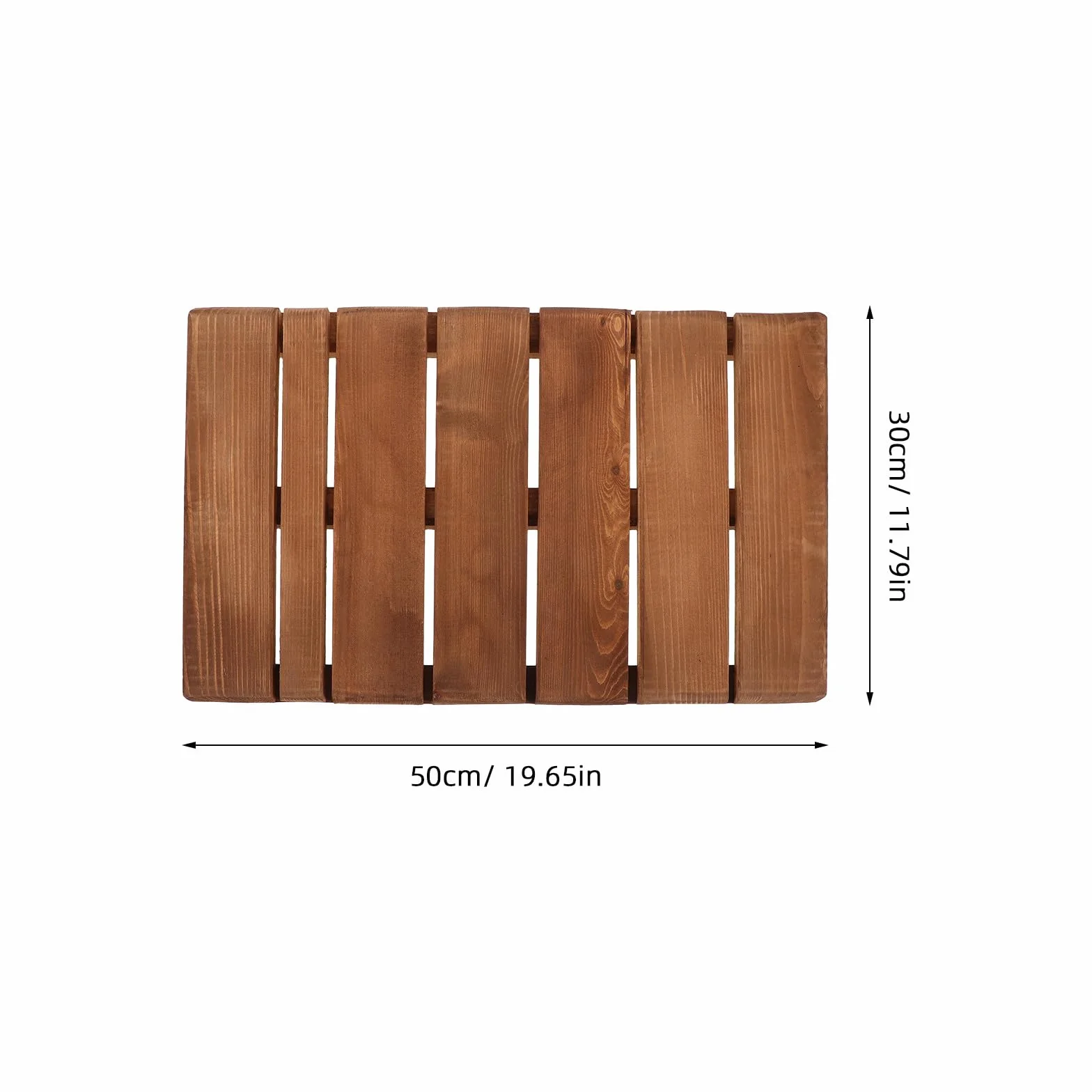 Cabilock Alfombra de Baño Antideslizante de Madera para Suelo de Ducha Instalación Flexible y Transpirabilidad Adecuado para Hoteles y Puertas