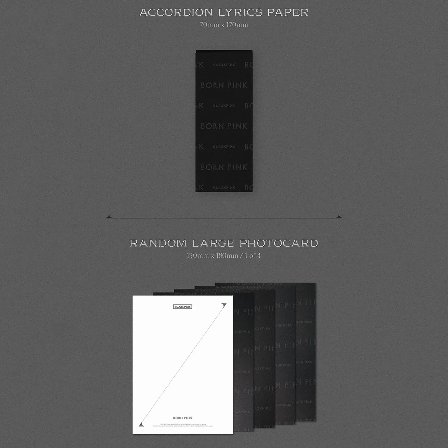 BLACKPINK BORN PINK BLACK Ver. CD Photobook Set