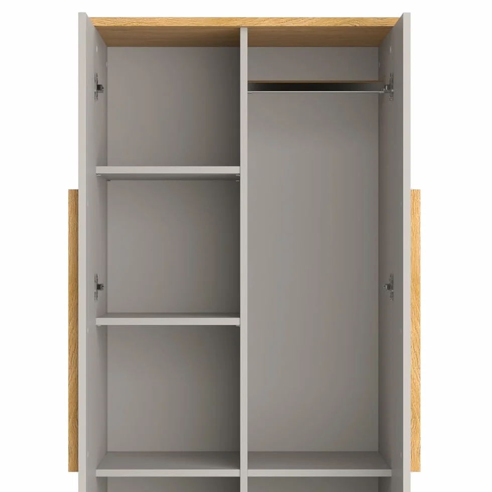VitaliSpa Armario Infantil Malia, Roble Cachemira, 70 x 186.8 cm, para Guardar Ropa Infantil y combinable