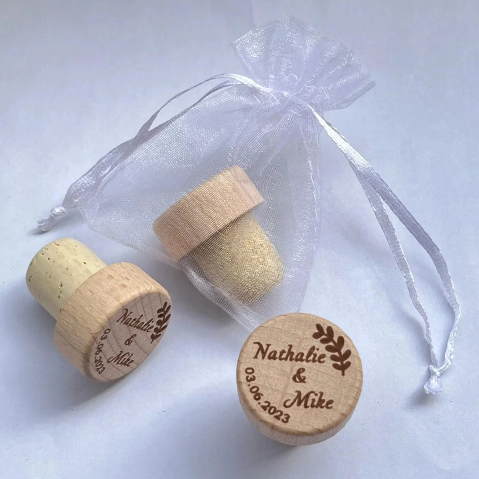 MXN Tapón de botella de vino personalizado, tapón de corcho para botella de vino, tapón de vino personalizado para recuerdos de boda para invitados, tapón de vino personalizado (80 unidades)
