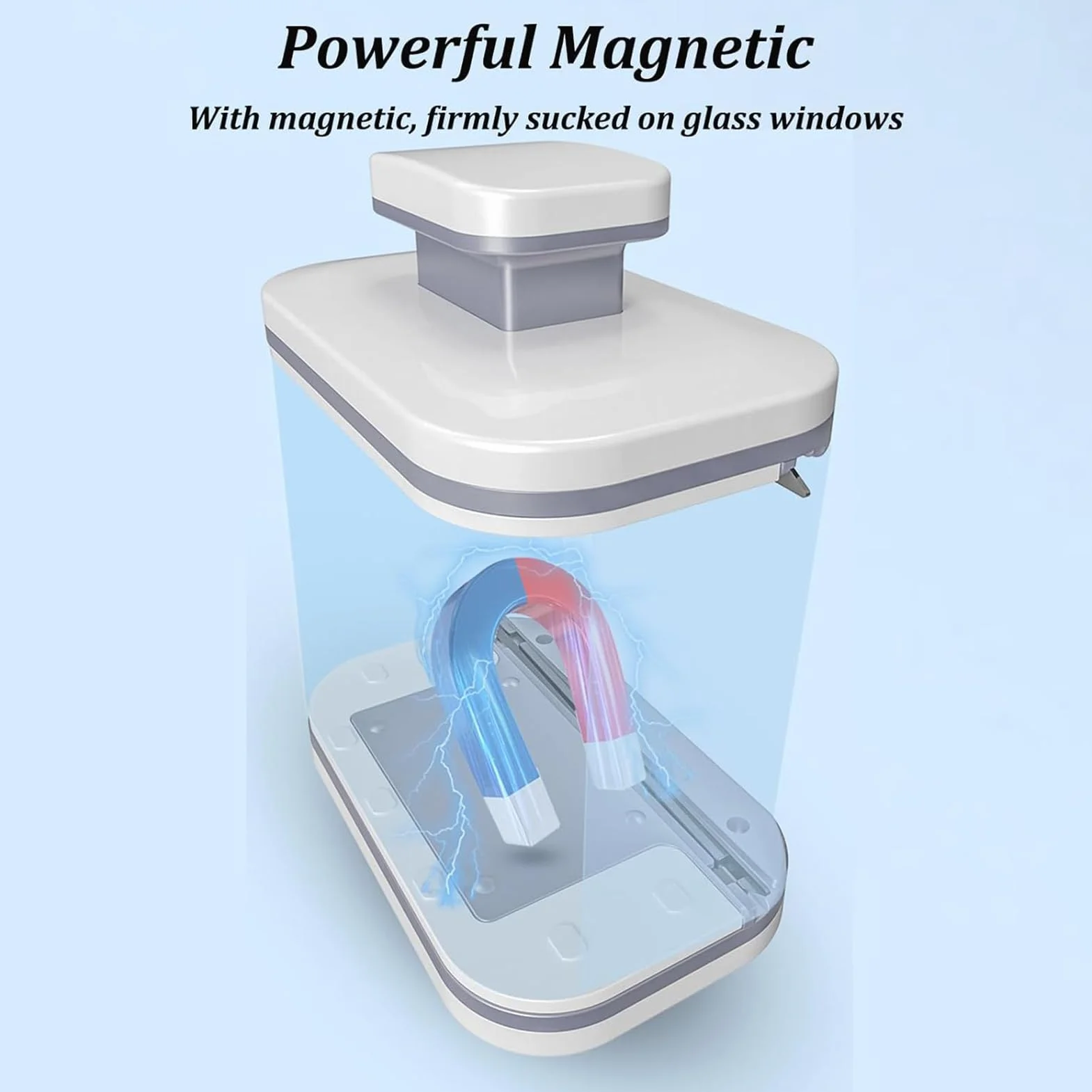 Herramienta de limpieza de cristales magnéticos, limpiacristales magnético | para coche, limpiaparabrisas de doble ventana lateral, limpiador de parabrisas magnético de 2 lados, herramienta de limpieza