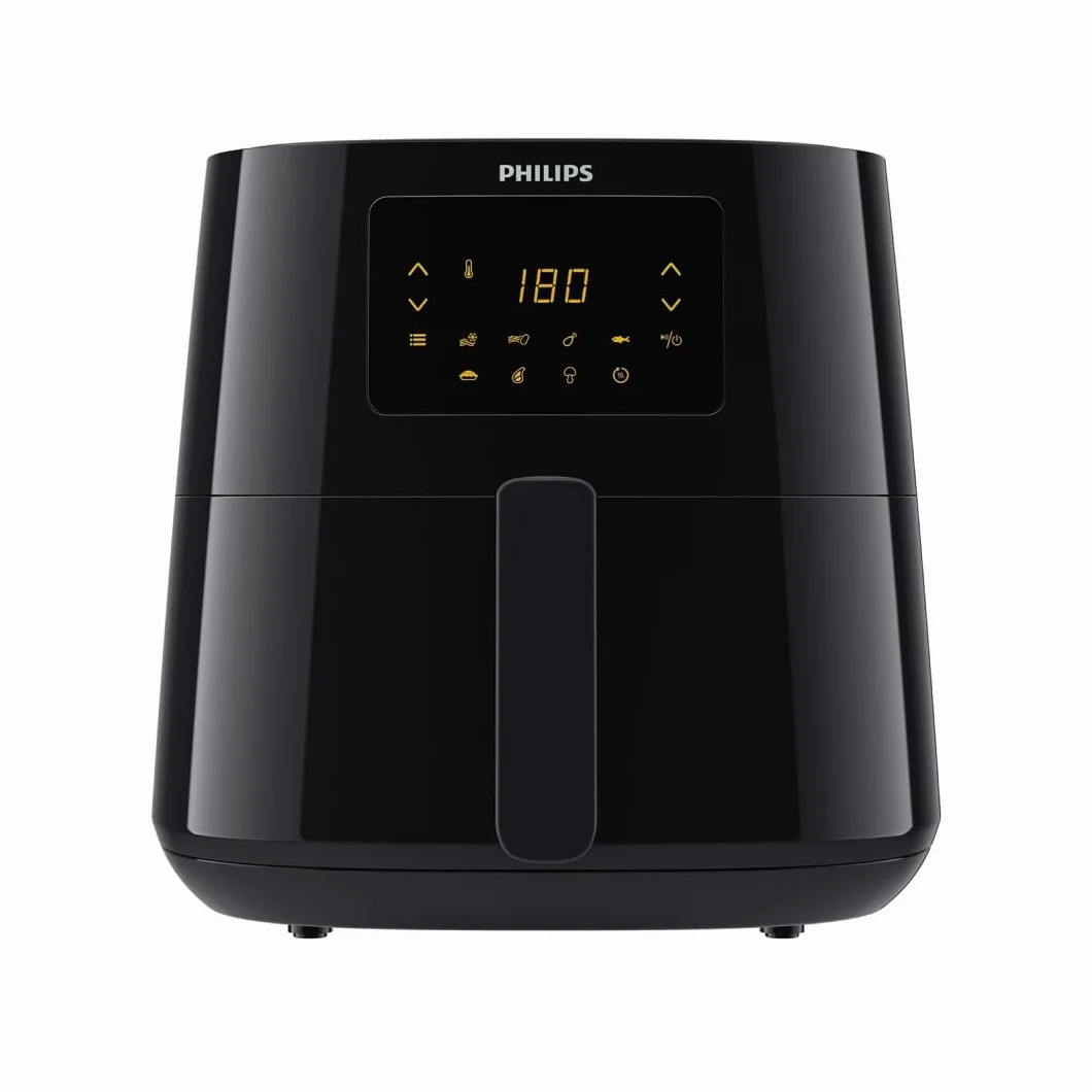 Philips Essential Airfryer XL - 6.2L, Freidora sin Aceite, Tec Rapid Air, Pantalla Táctil, NutriU App (HD9270/90)