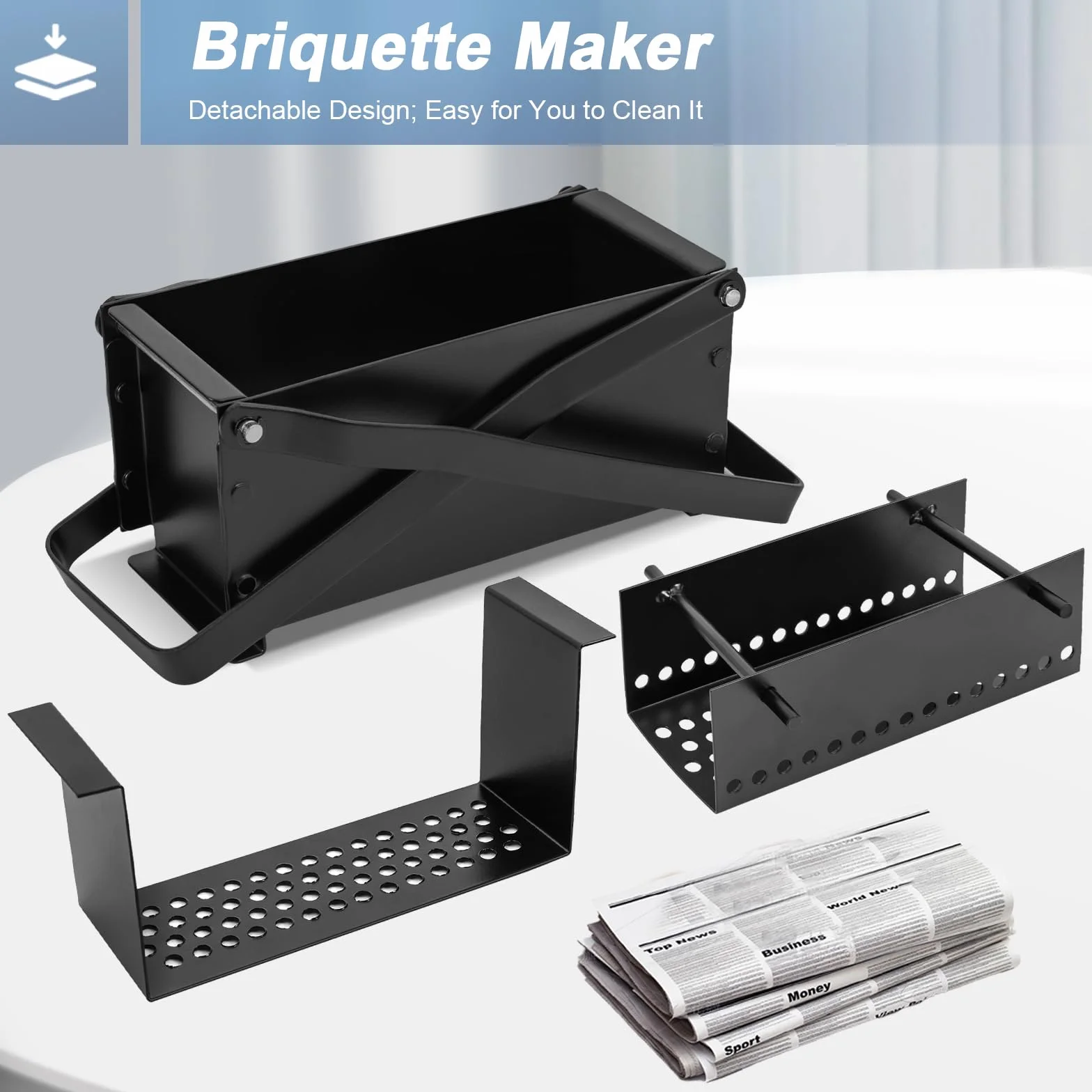 Fabricante de briquetas para hornos de metal y chimeneas