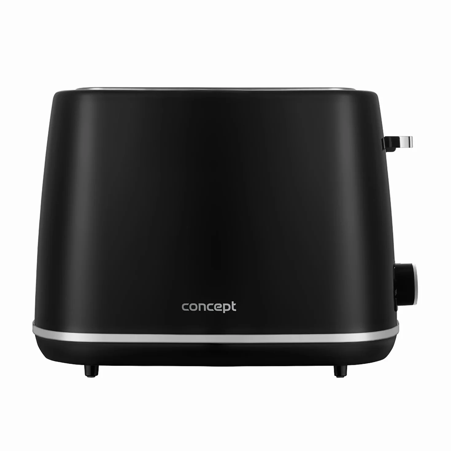 Concept TE2075 Tostadora eléctrica 930 W 7 niveles de bronceado Función de descongelación/calentamiento/función de calor instantáneo Expulsión y apagado automáticos del pan Negro