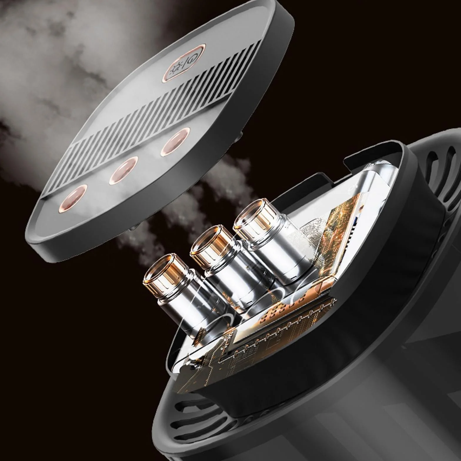 Humidificador Ultrasónico Humidificador de Aire de Escritorio, pulverizador silencioso doméstico, humidificador de Gran Capacidad de 3L, Apagado automático Humidificador de Aire