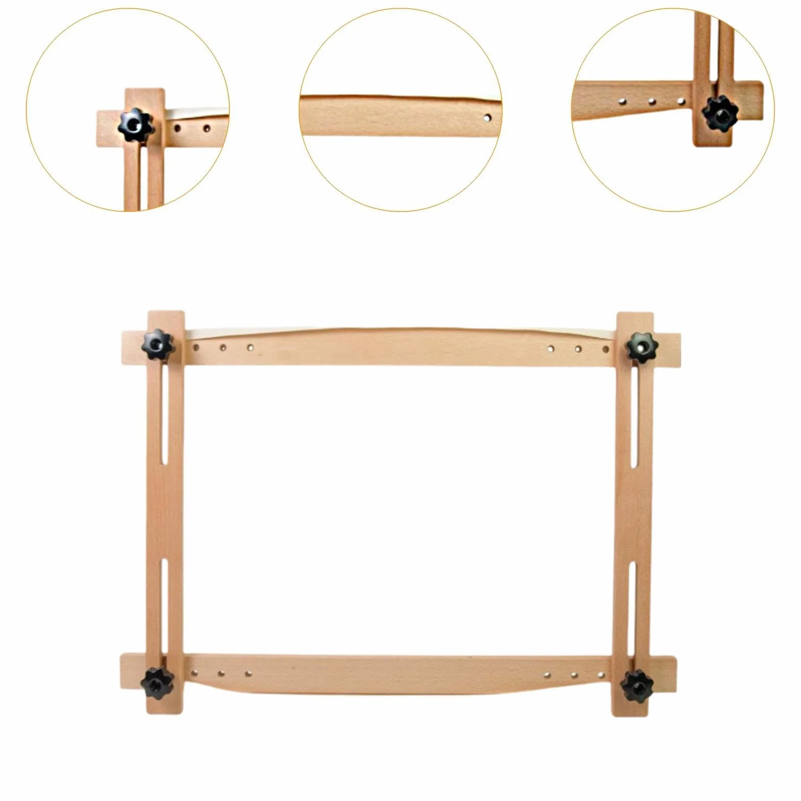 Bastidor Enrollable, Bastidor para, Hecho a Mano, Multifuncional, Manualidades de Bordado, Bastidor de Bordado DIY, Soporte para