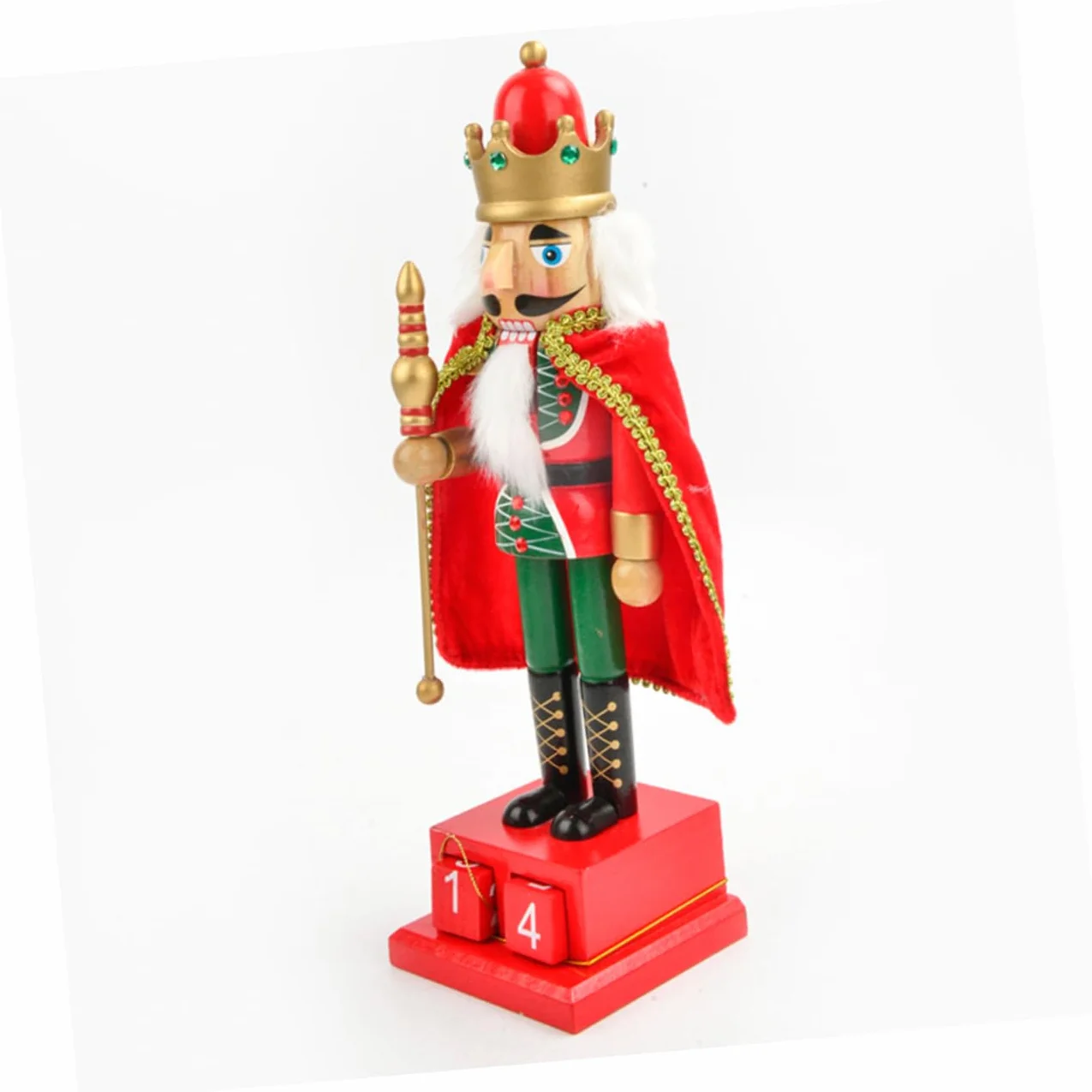 ABOOFAN Adornos De Cascanueces De Navidad De Madera Soldado De Figura De Cascanueces Decoración para Calendario De Regresiva De Navidad para Fiesta