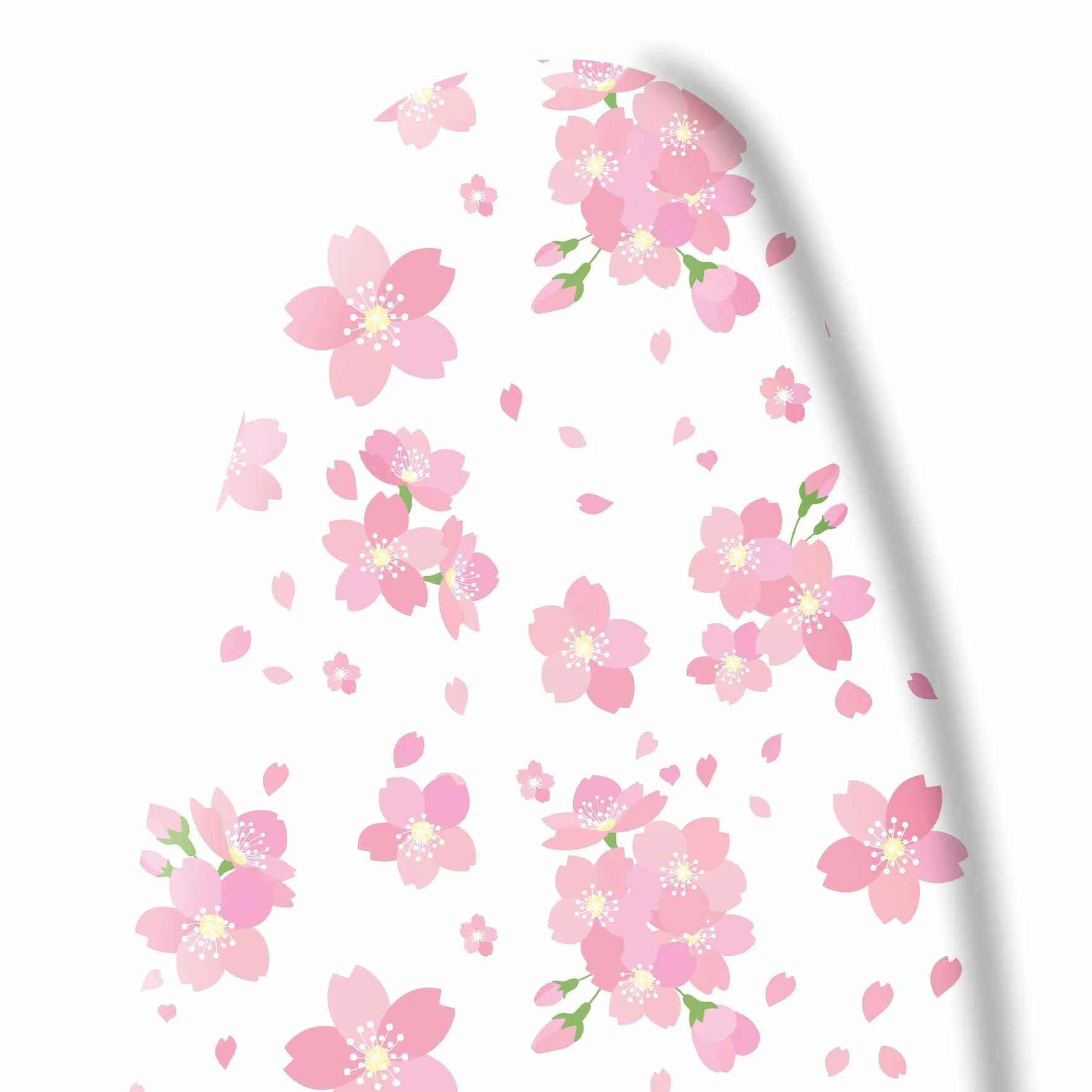 Funda extra gruesa para tabla de planchar y almohadilla, diseño de flores de cerezo de 15 x 54 pulgadas, resiste quemaduras y manchas, bordes elásticos, hojas florales rosas, flores primaverales,