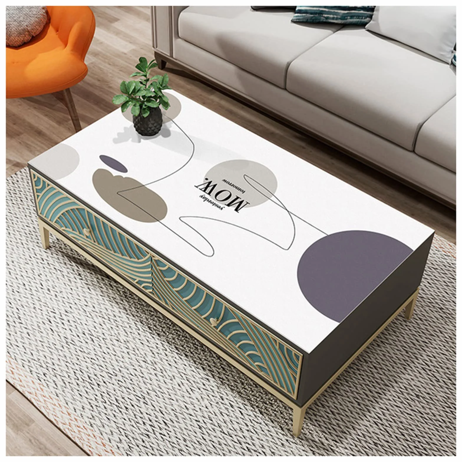 Mantel Cuero Mesa, Manteles Protector de Mesa Comedor, Salon, Oficina, Mantel Mesa Rectangular Impermeable, Manteles Cuadrados Antimanchas, Tapetes para Mesa Decoracion Modern(Size:70*120 cm,Color:D)