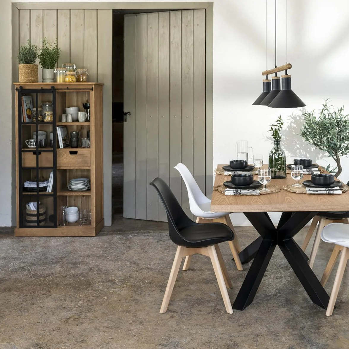 ATMOSPHERA CREATEUR D'INTERIEUR Vitrina Danik de 2 cajones