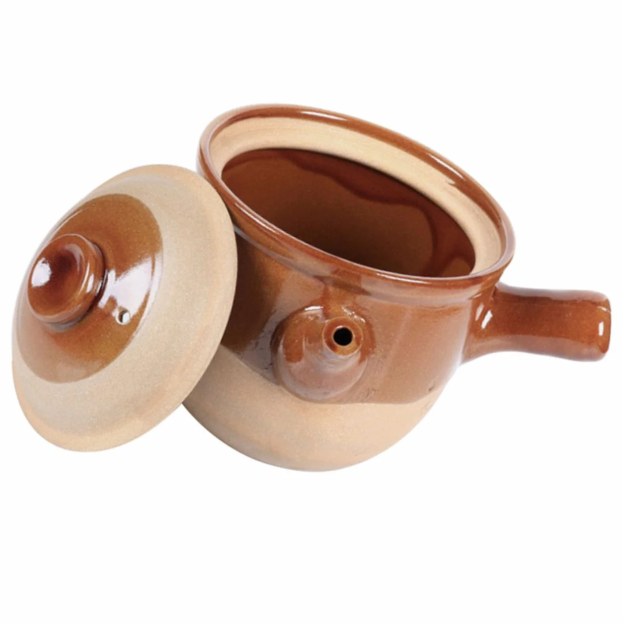 Lurrose de Barro Almacenamiento de Calor para Cocinar Medicina Tradicional de 3l Olla Pequeña de Alfarería Adecuado para Cocina en Casa