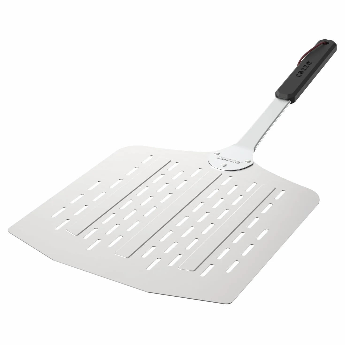 Cozze® lightweight pizza shovel with holes 75 x 40 x 35 cm aluminium