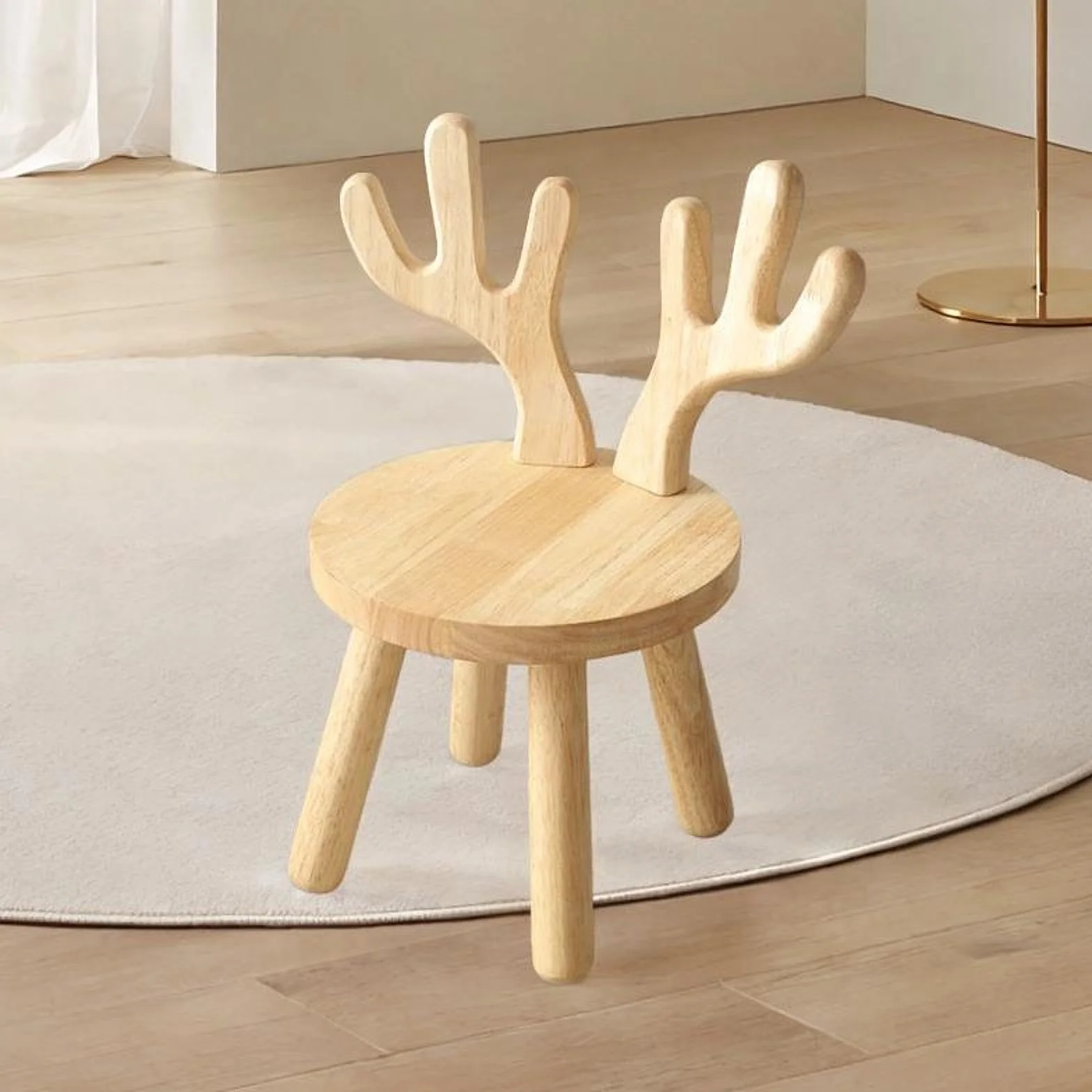Silla Infantil, Taburete, Taburete de Madera, Silla, Reposapiés, Taburete Escalonado, Infantil para Dormitorio, Sala de Juegos, Puerta, Guarde