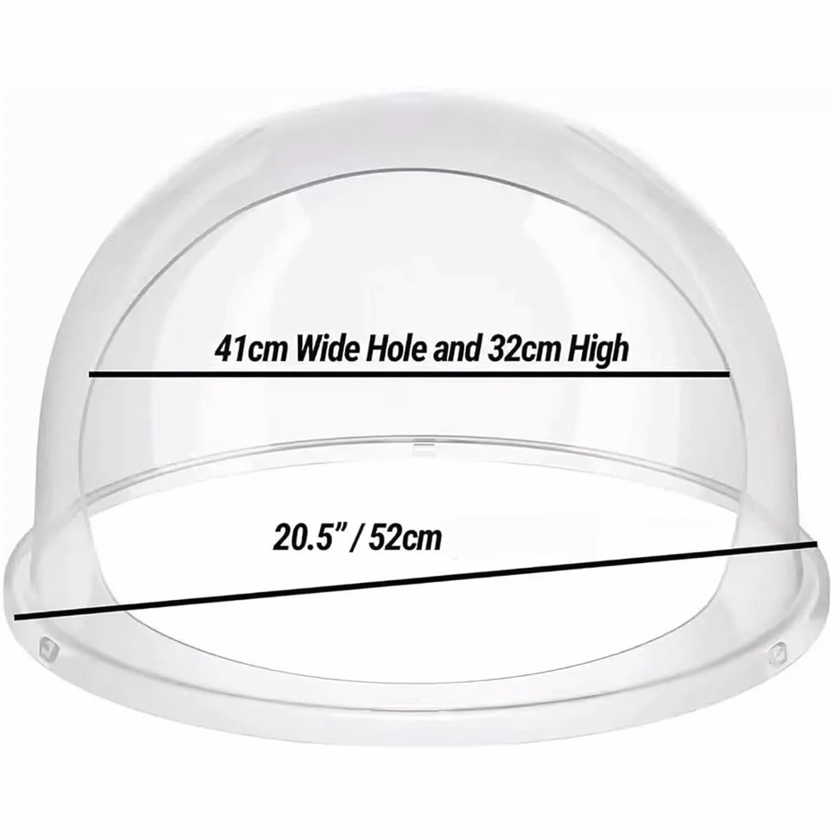 Genérico Cubierta for máquina de algodón de azúcar de 20,5 Pulgadas, Cubierta Protectora de cúpula, Cubierta Protectora Engrosada, Solo Cubierta, Protege el Hilo Dental,for Evitar Que Entre Polvo
