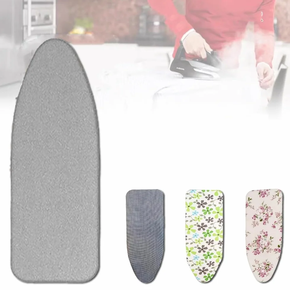 Almohadilla de algodón for Tabla de Planchar de 12 x 36 x 12 x 38 Pulgadas, Funda Ajustable y elástica. ,Fundas para Tablas de Planchar(Silver,15x45 Inch(120x40 cm))