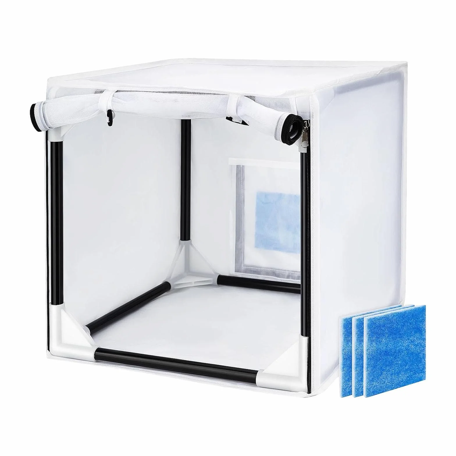 Generic de Pintura, Carpa para Pulverización, Puerta para Manualidades, PVC Oxford, Fácil Almacenamiento, Adecuada para La de Maquetas, Bricol, S