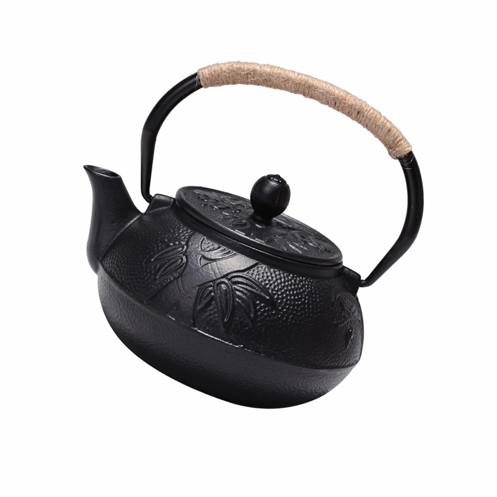 PRETYZOOM Tetera de Hierro Fundido Multifunción 0,6 L, Práctica y Portátil Hogar, Adecuado para Preparar Té Diseño Delicado
