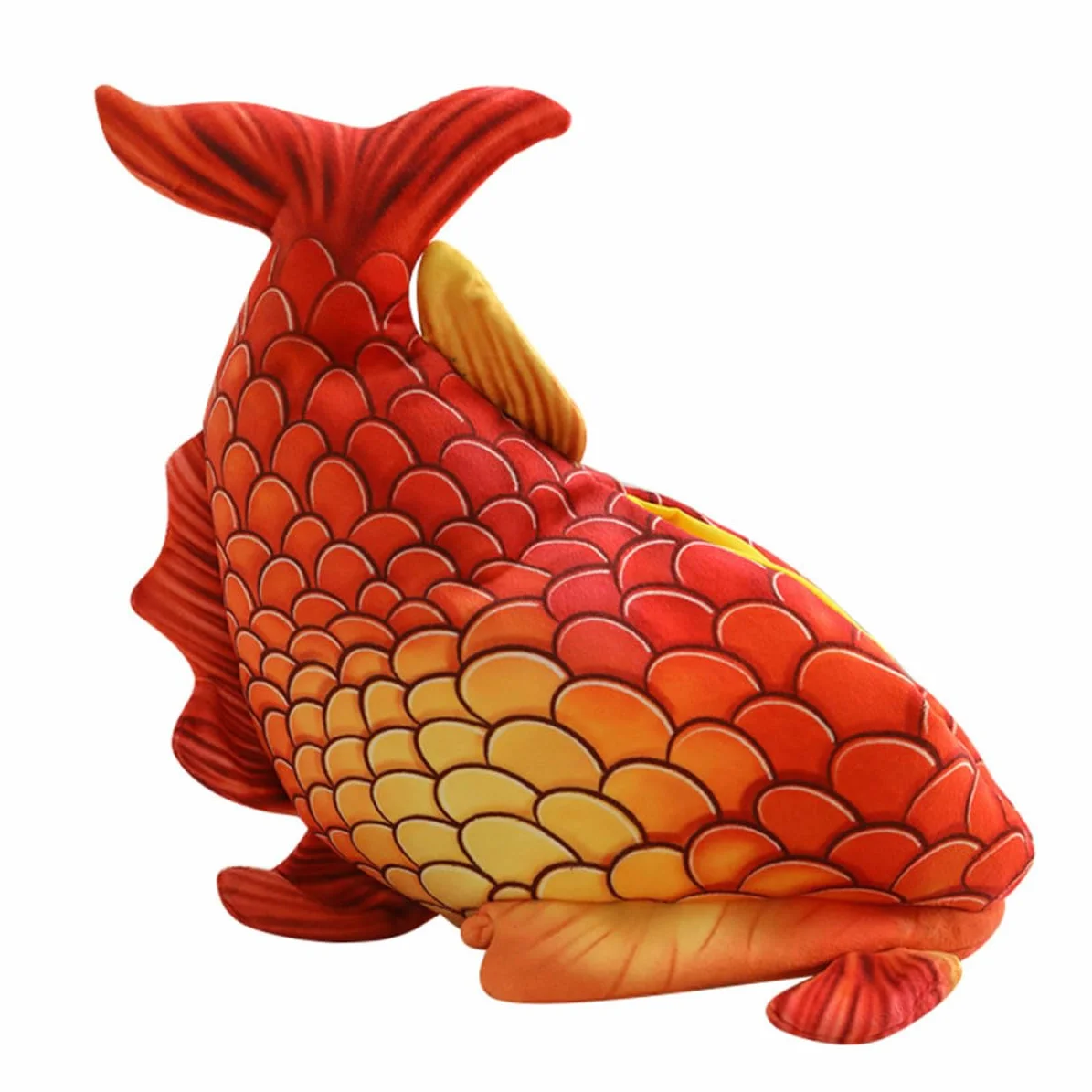 Gatuida Gorro Divertido de Halloween para Disfraz Diseño de Pez Rojo Accesorio para Actuaciones y Fiestas Temáticas Material Cómodo y Fácil de Limpiar