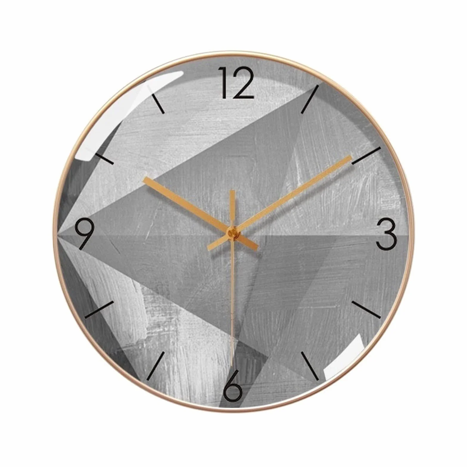 XJBTBA Reloj de Pared Decorativo silencioso de 10 pulgadas/12 pulgadas/14 Pulgadas, Reloj Decorativo Minimalista Moderno, Estilo Industrial, Reloj de Pared Digital silencioso, Reloj de Pared para