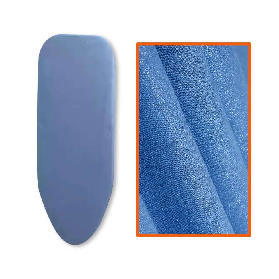 Tabla de Planchar de 33 x 91 cm con Acolchado, Funda Ajustable de algodón con Acolchado, Funda de Repuesto y Almohadilla Resistente a Quemaduras (Blanca)