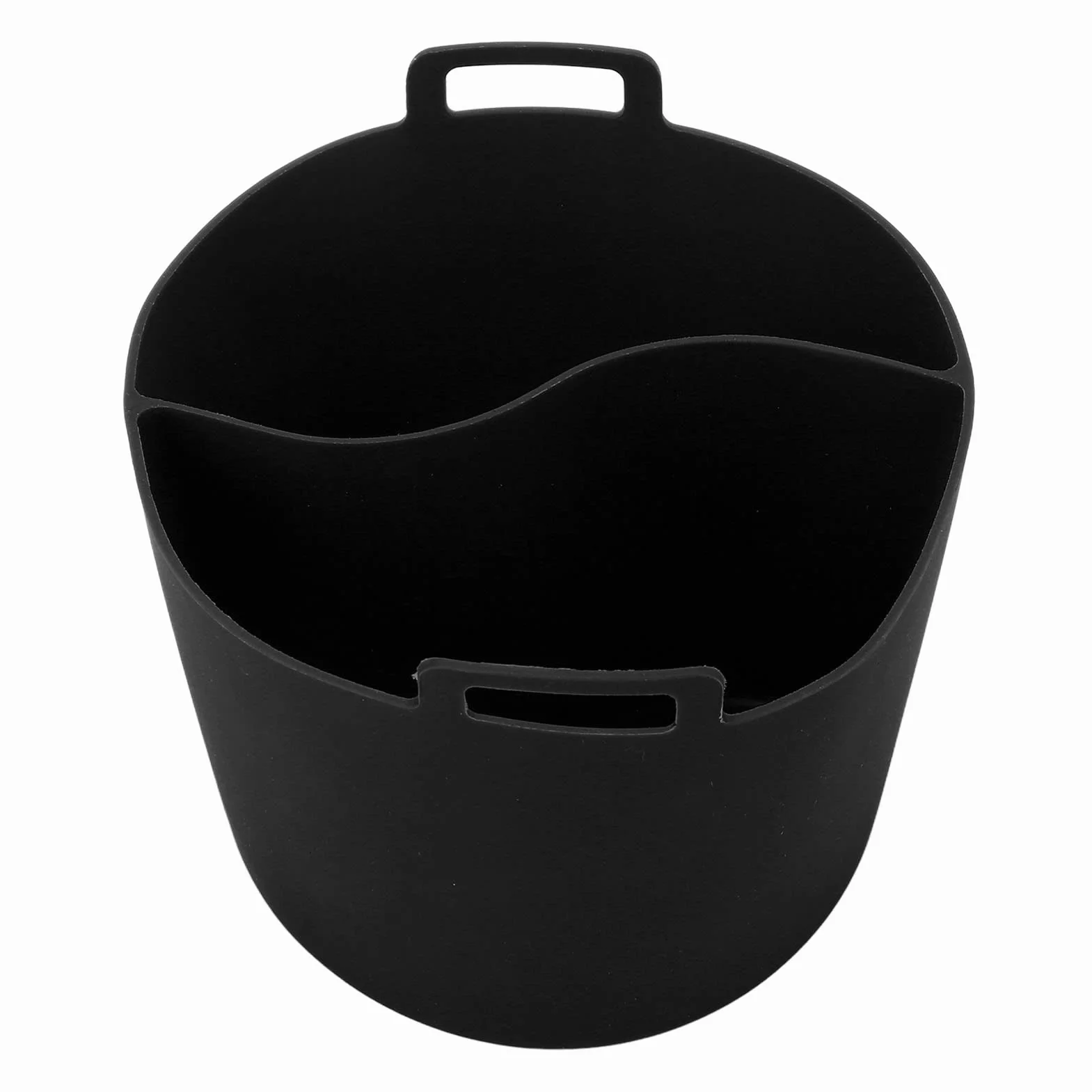 Revestimiento de Olla de Cocción Lenta, Silicona de Grado Alimenticio, Resistente a Fugas, Resistente Al Calor, Divisor de Olla (Negro)