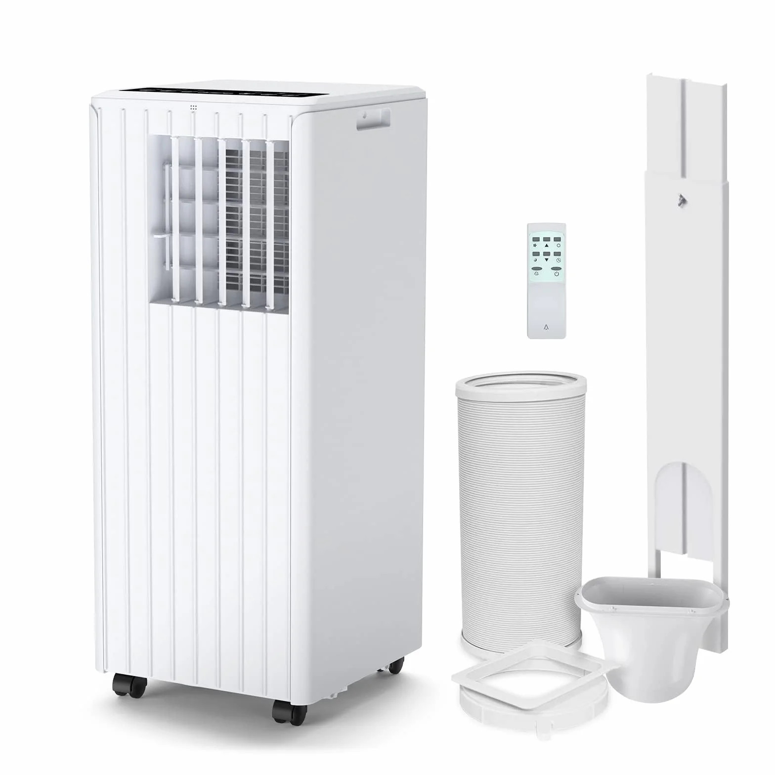 Aire Acondicionado Portátil 9000 BTU 3 En 1, Enfría, Deshumidifica 42L/Día y Ventila, 2 Velocidades, Modo Sueño, Bajo Ruido, Control Remoto, Temporizador 24H, Para Habitaciones Hasta 28 M²