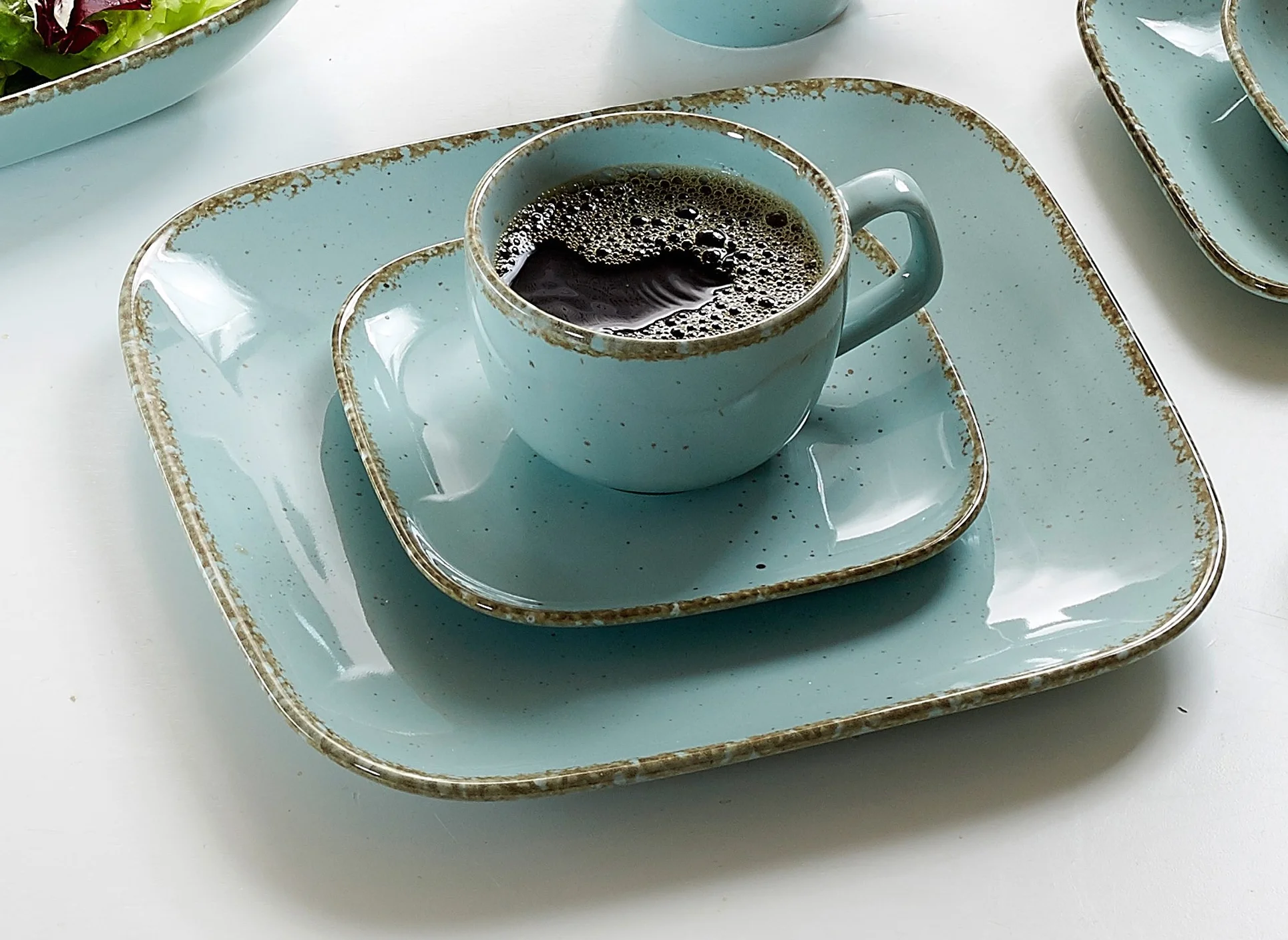 Ritzenhoff & Breker Casa - Plato, cerámica, Azul, 33 x 33 x 18 cm