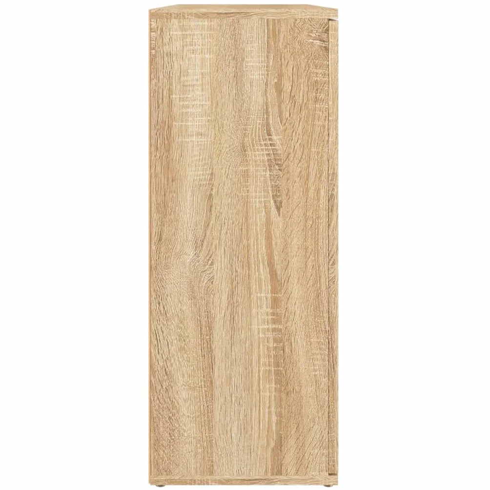 vidaXL Aparador Roble Sonoma 91x29,5x75 cm