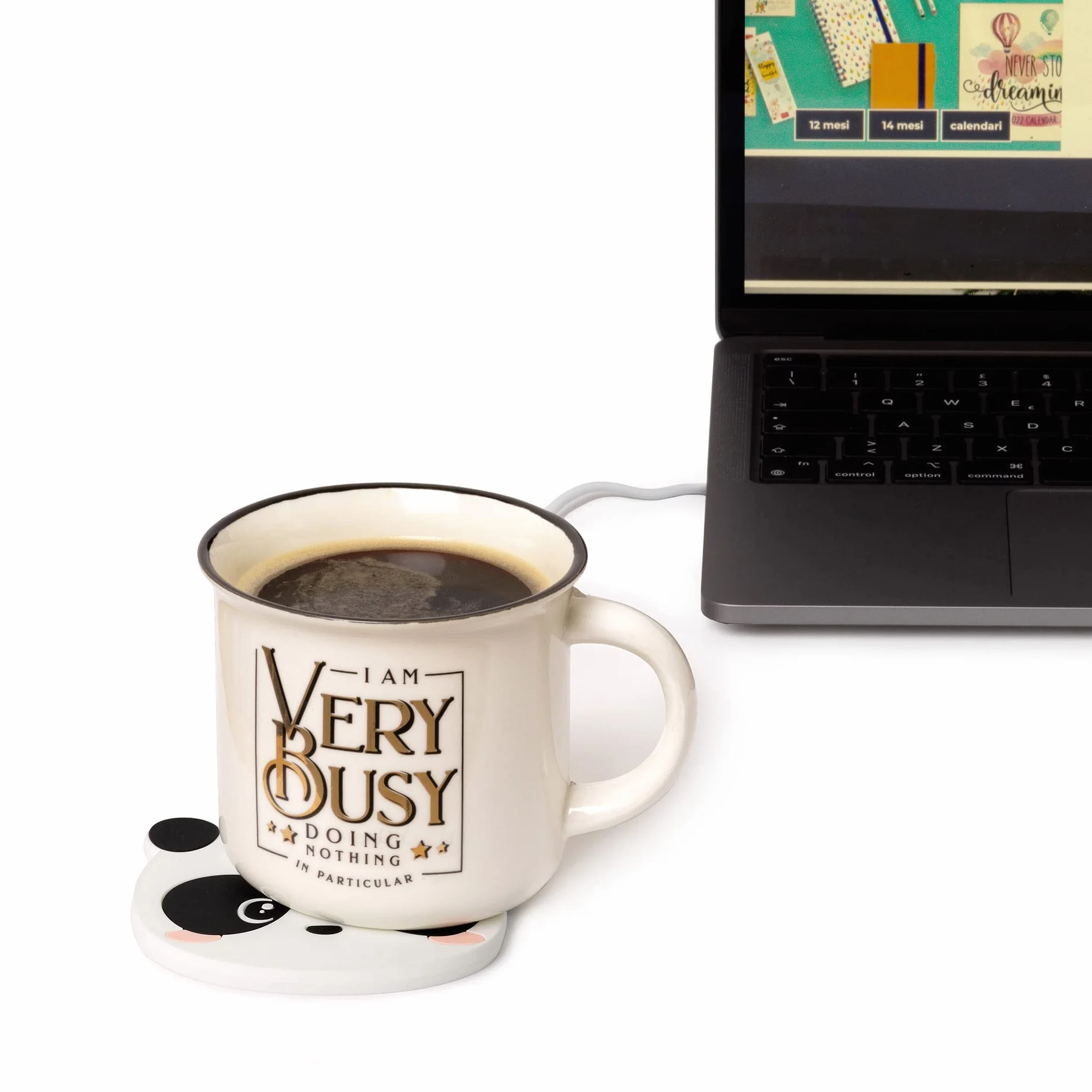 Legami Warm It Up - Calentador de tazas, diseño de oso panda