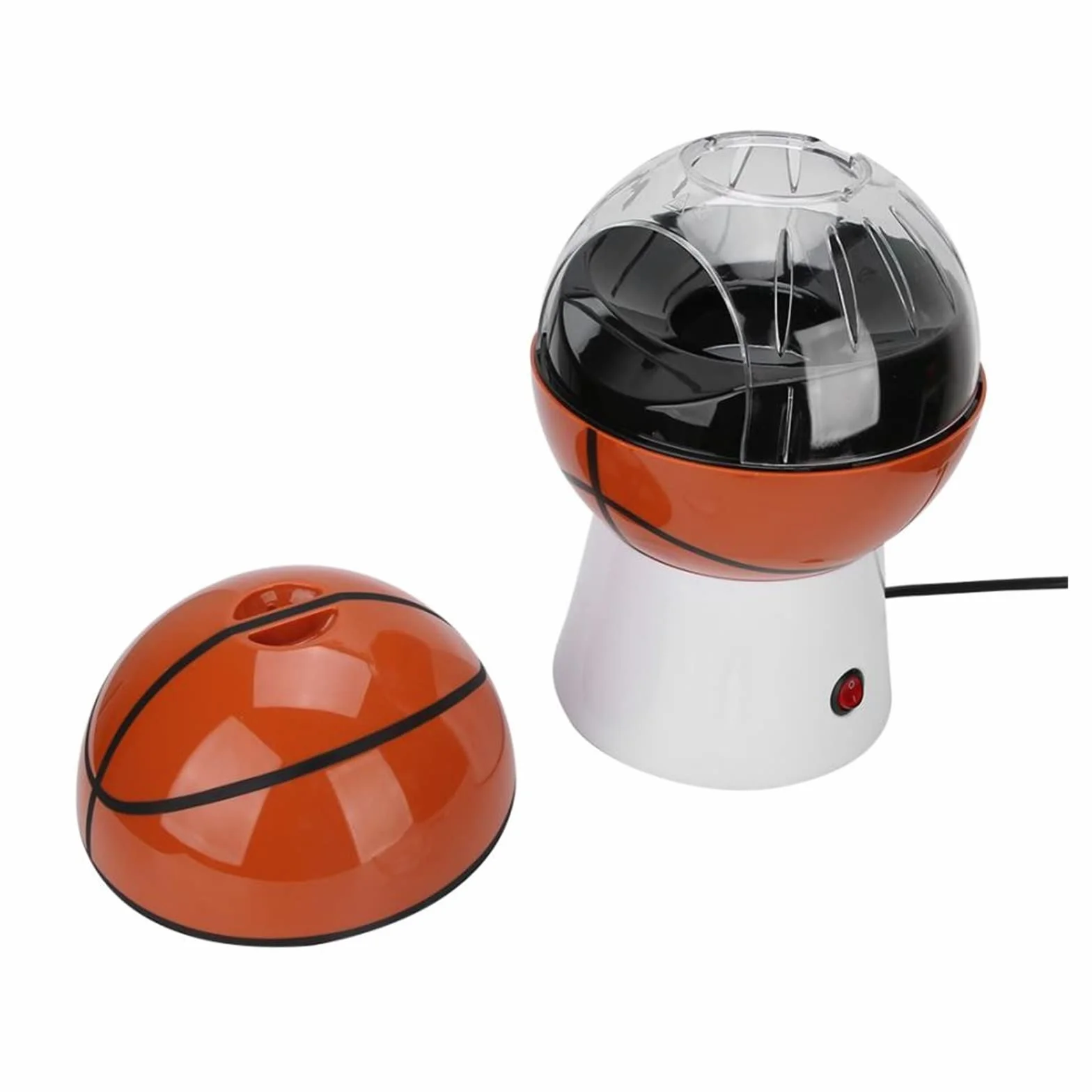Máquina de palomitas de maíz Máquina para hacer palomitas de maíz de aire caliente 1200 W Forma linda Mini máquina eléctrica de maíz para hacer palomitas de maíz (color: solo pistola de