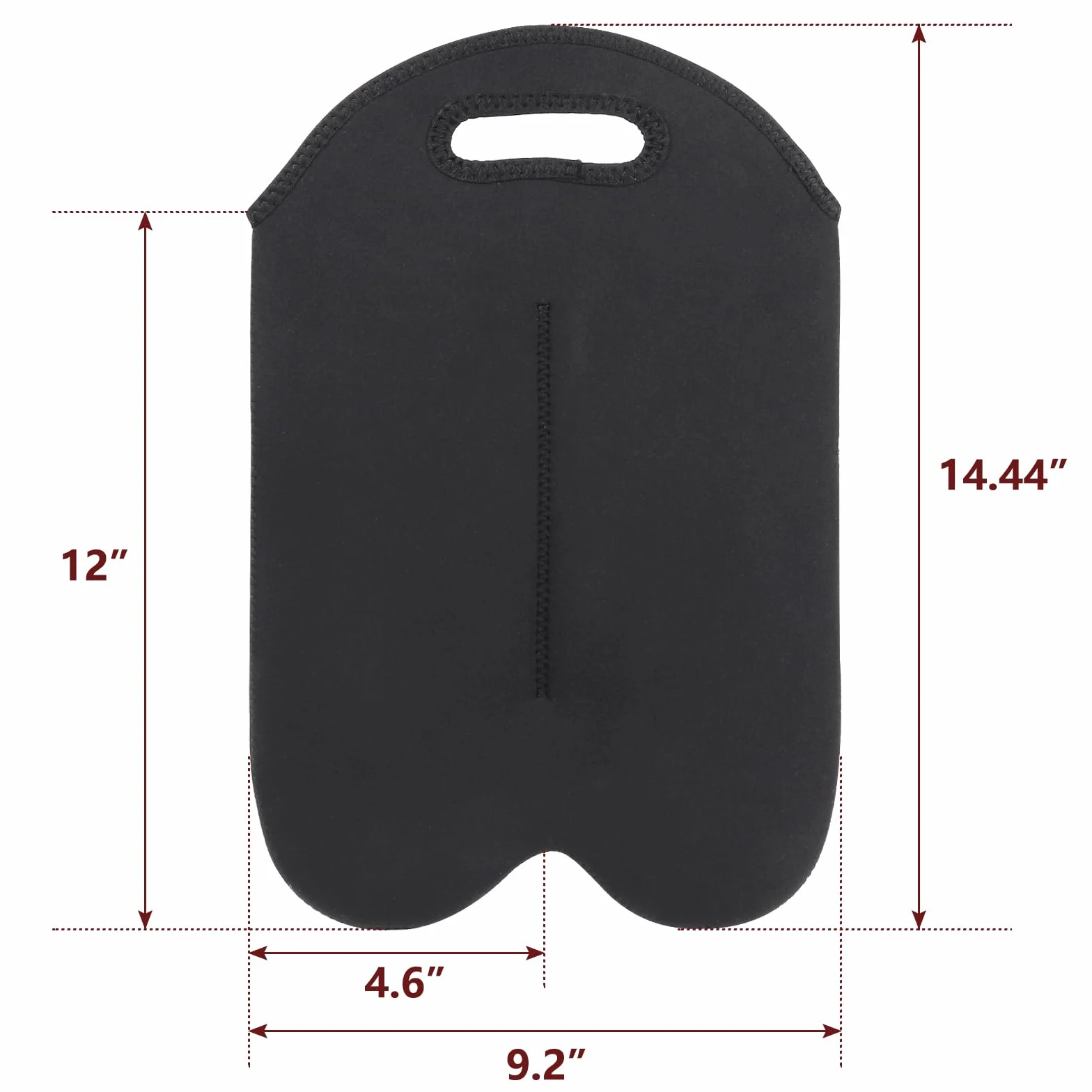 Paquete de 2 bolsas de transporte de vino, 4 bolsas de transporte para botellas de viaje y picnic, soporte aislado de neopreno para botellas de cerveza de agua con asa de transporte segura,
