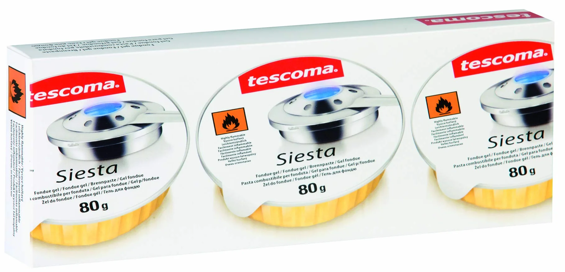 Tescoma Gel para Fondue Siesta 3 UDS 23.4 x 8.8 x 3.2 cm