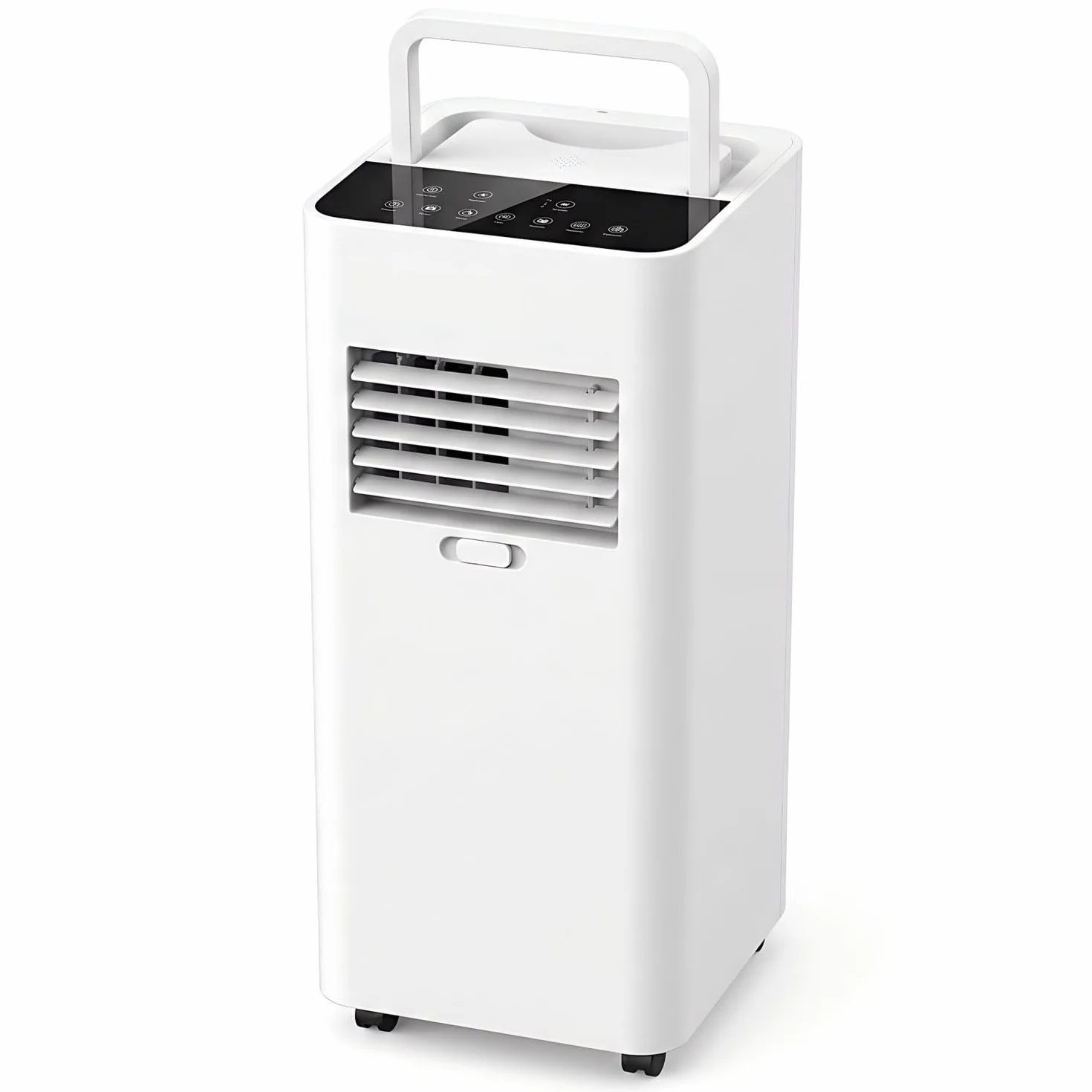Aire acondicionado portátil de 7000 BTU, unidad de CA 3 en 1 con ventilador y deshumidificador para habitaciones de hasta 300 pies cuadrados, temporizador de 24 horas, oscilación, control remoto