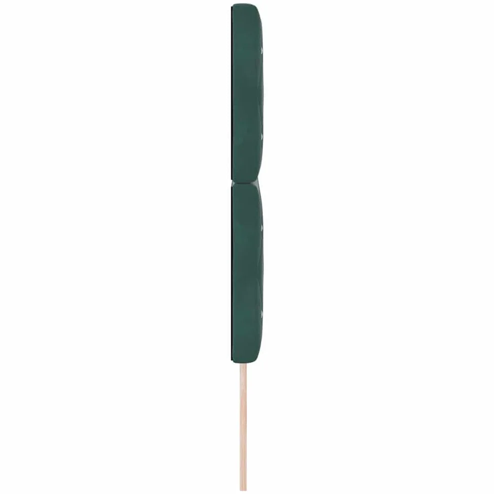 Cabecero de cama LED de 144 cm, color verde oscuro, RGB, altura regulable, 118/128 cm, madera maciza de pino tapizado, panel de pared para jóvenes y adultos