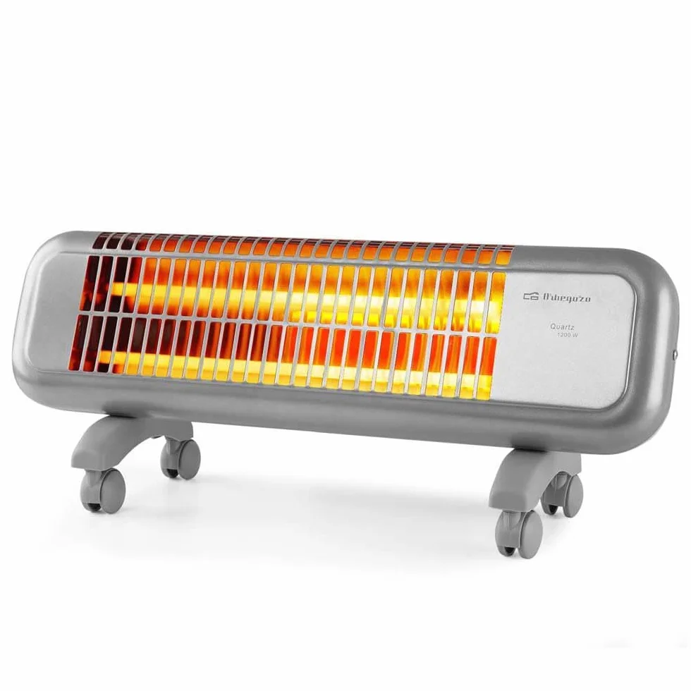 Orbegozo BPM 0105 Estufa de cuarzo 1200 W 2 niveles de potencia