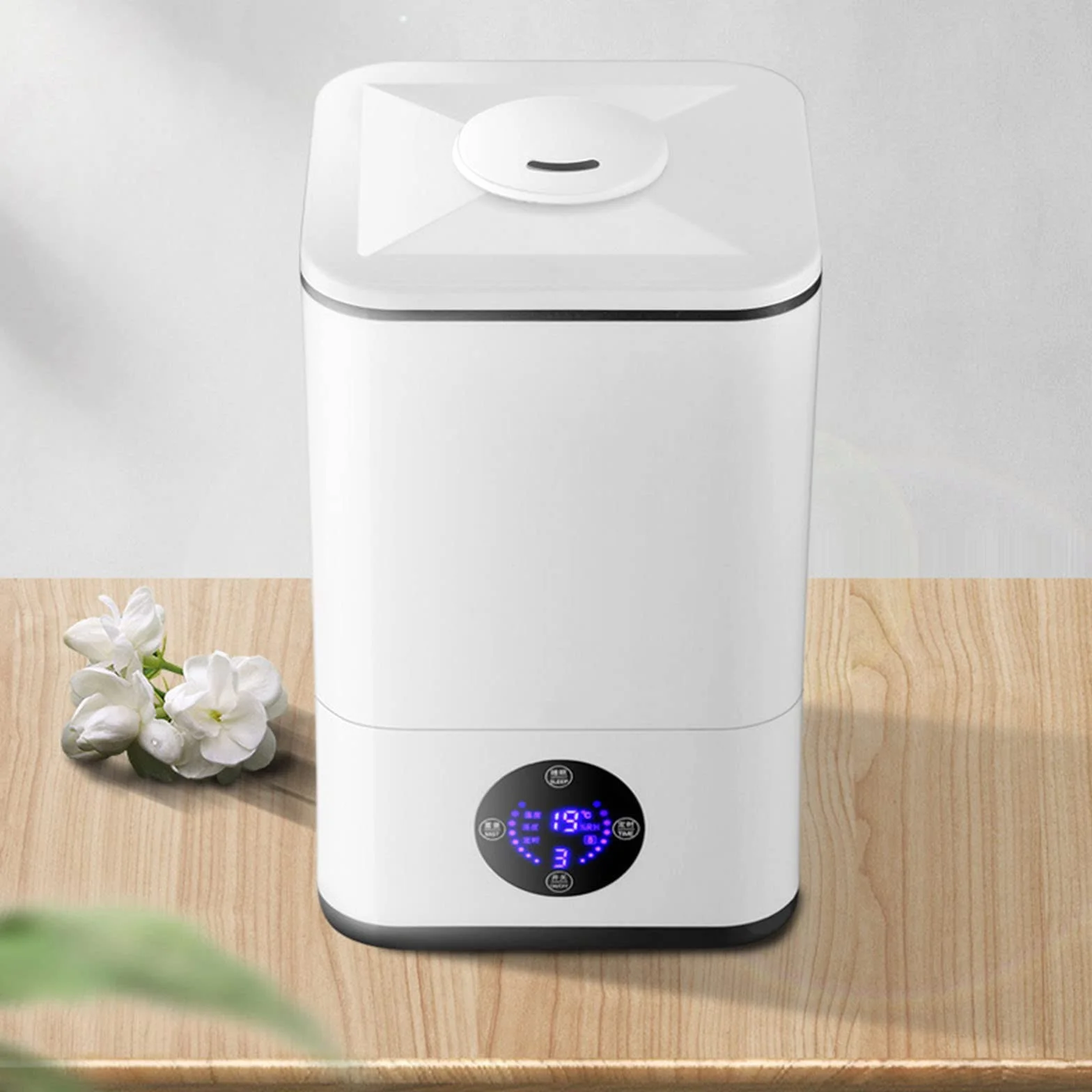 Humidificador, humidificador de Aire humidificador de Niebla para humidificadores de Escritorio personales portátiles de Dormitorio, 3 Modos de Niebla y Apagado automático, Super