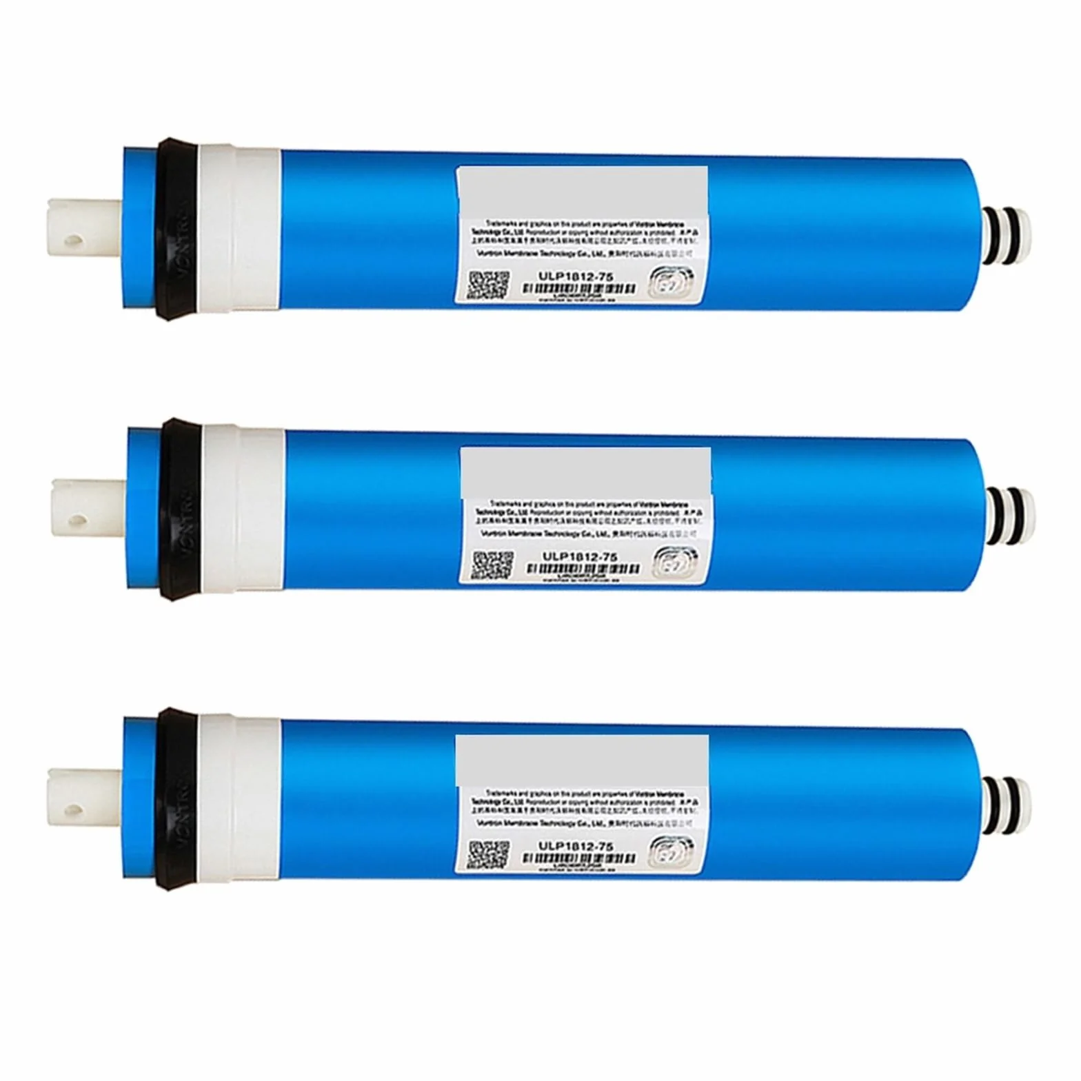 Membrana de ósmosis inversa de 75 GPD/100 GPD, repuesto de filtro de membrana RO for purificador de agua potable (1812-75/2012-100) Debajo del fregadero