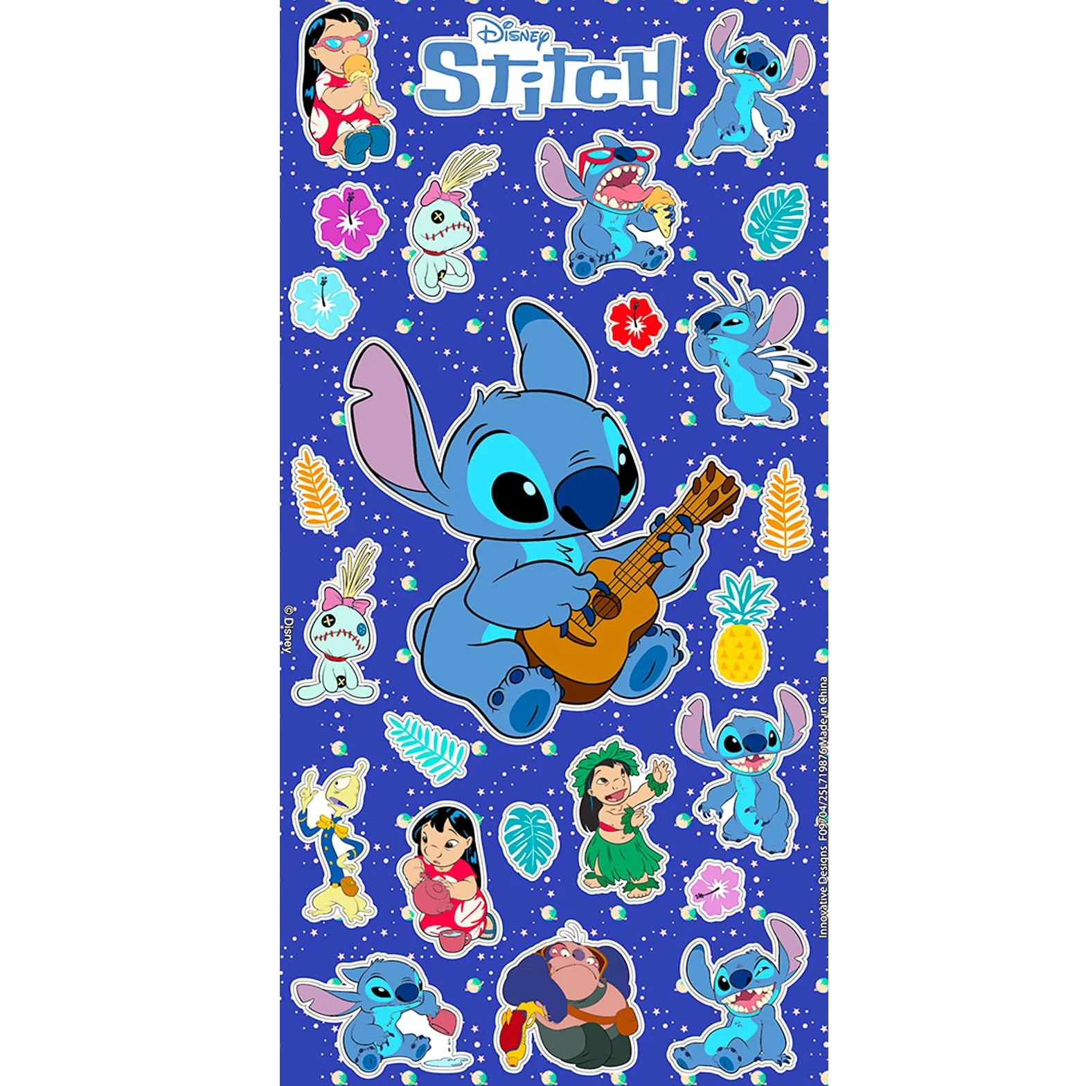 Lilo and Stitch Kit de ganchillo para principiantes, paquete con patrones de ganchillo de puntada y Scrump, hilo, calcomanías, más | Kit de manualidades Disney para niños