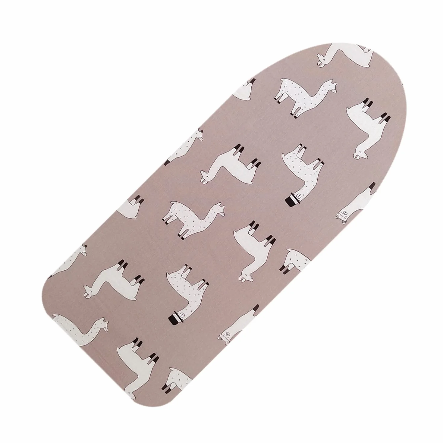 Funda y almohadilla para tabla de planchar de mesa pequeña de 12 x 32 pulgadas, 3 pares de correas de cierre de velcro, bordes elásticos, funda de algodón para mini tabla de planchar con acolchado