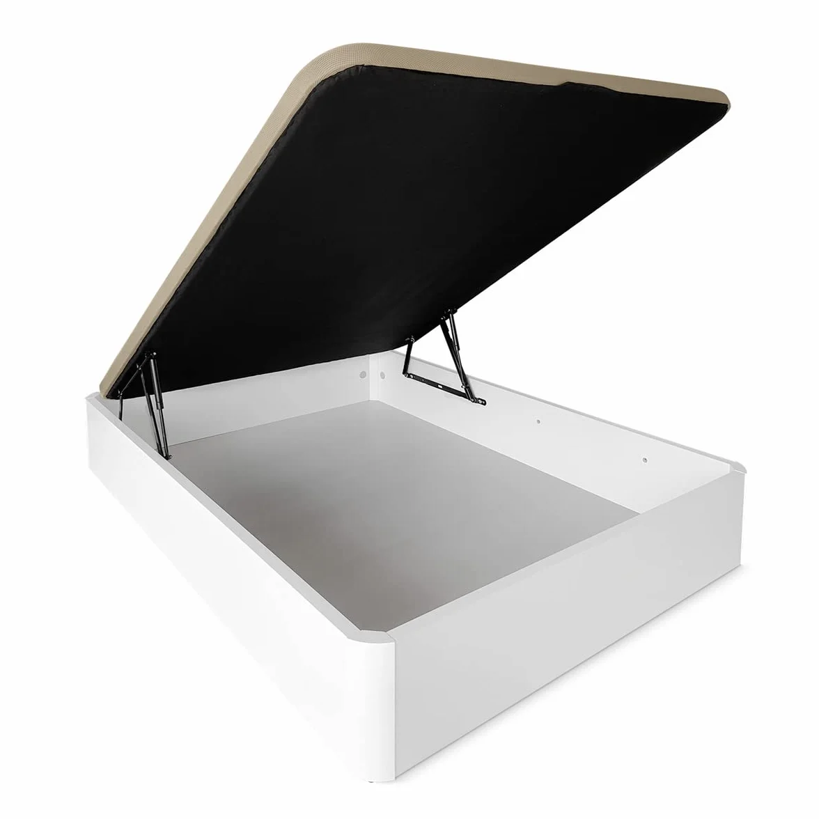 Somnia Descanso - Canapé Abatible XL Reforzado Gran Capacidad con Tapa Reforzada y Transpirable 150X190