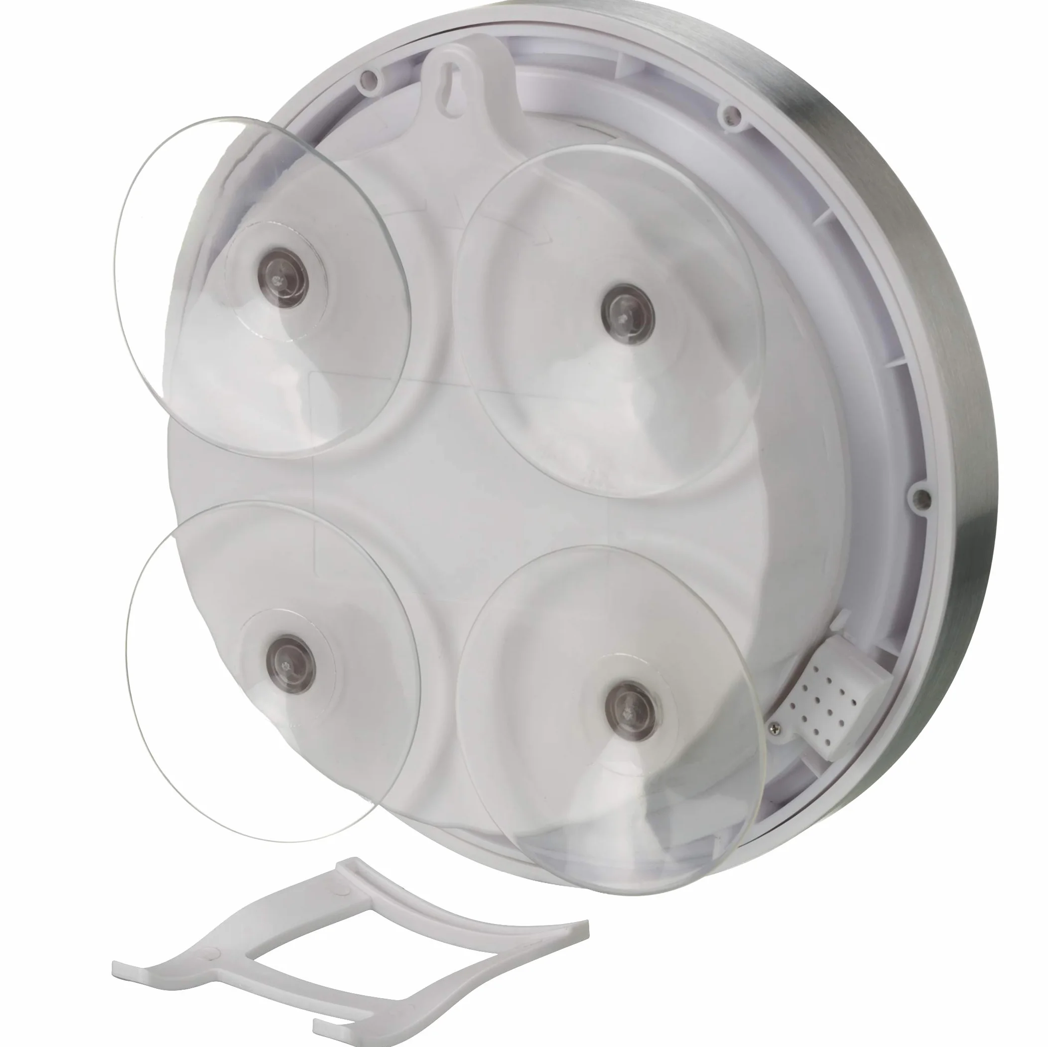 Bresser Reloj de baño 17 cm Blanco