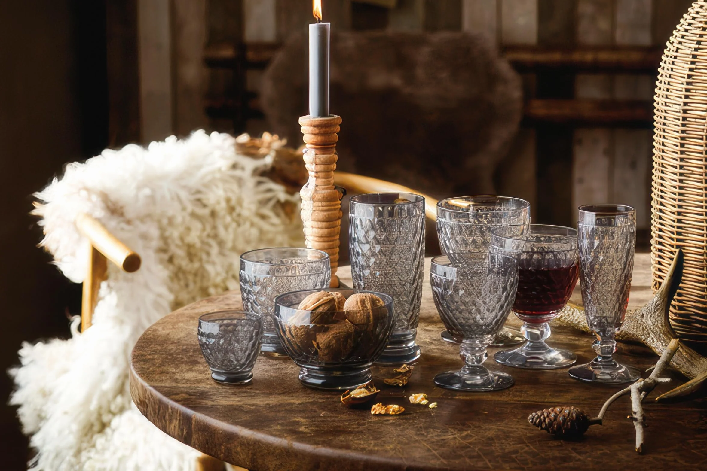Villeroy & Boch Boston Coloured - Juego de 4 copas de vino tinto